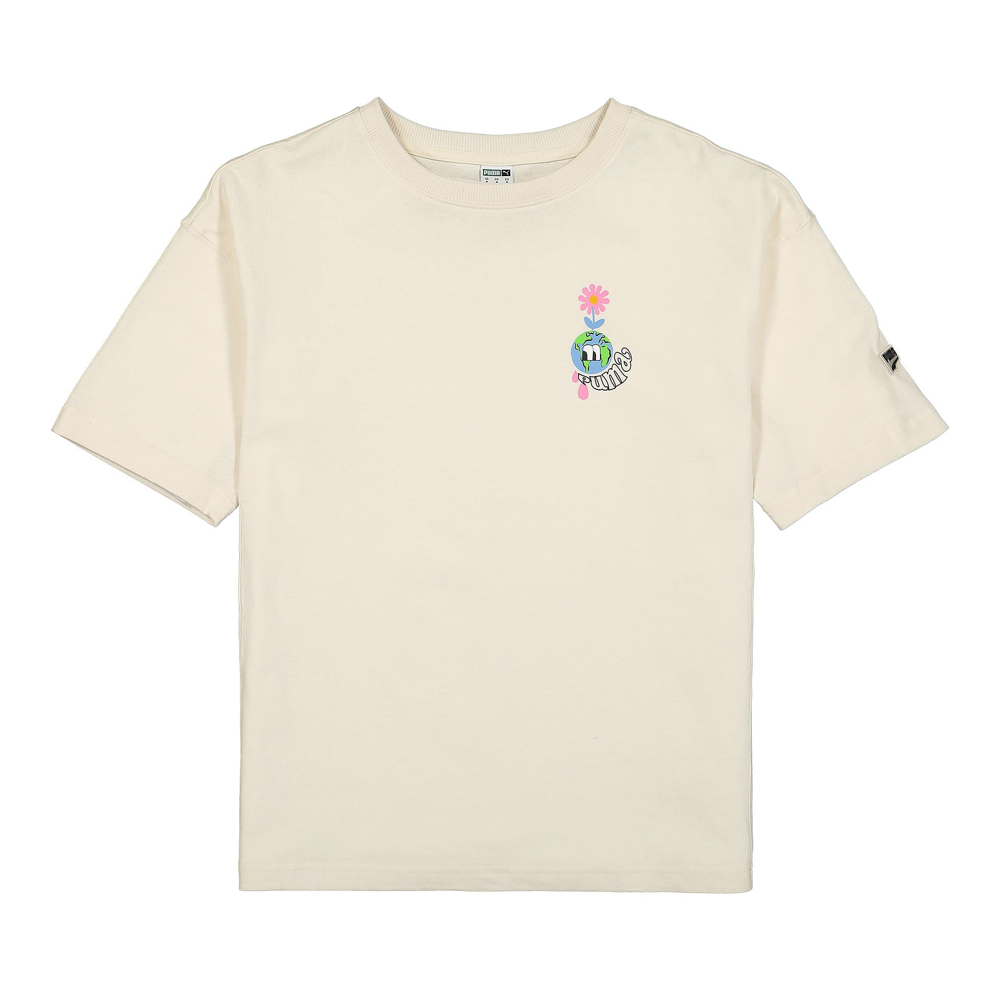 Puma Wmns Downtown Graphic Tee Ivory Glow T-Shirts 531679 73 | Overkill
