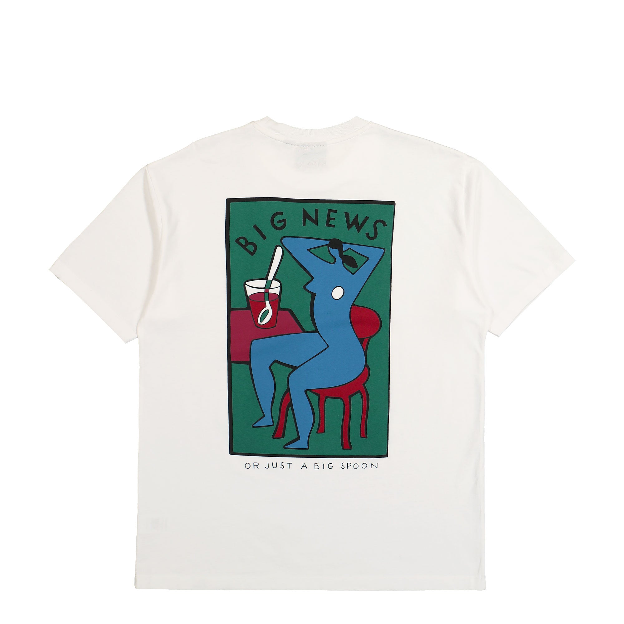 Parra Big News T-Shirt White T-Shirts Close-up | Overkill