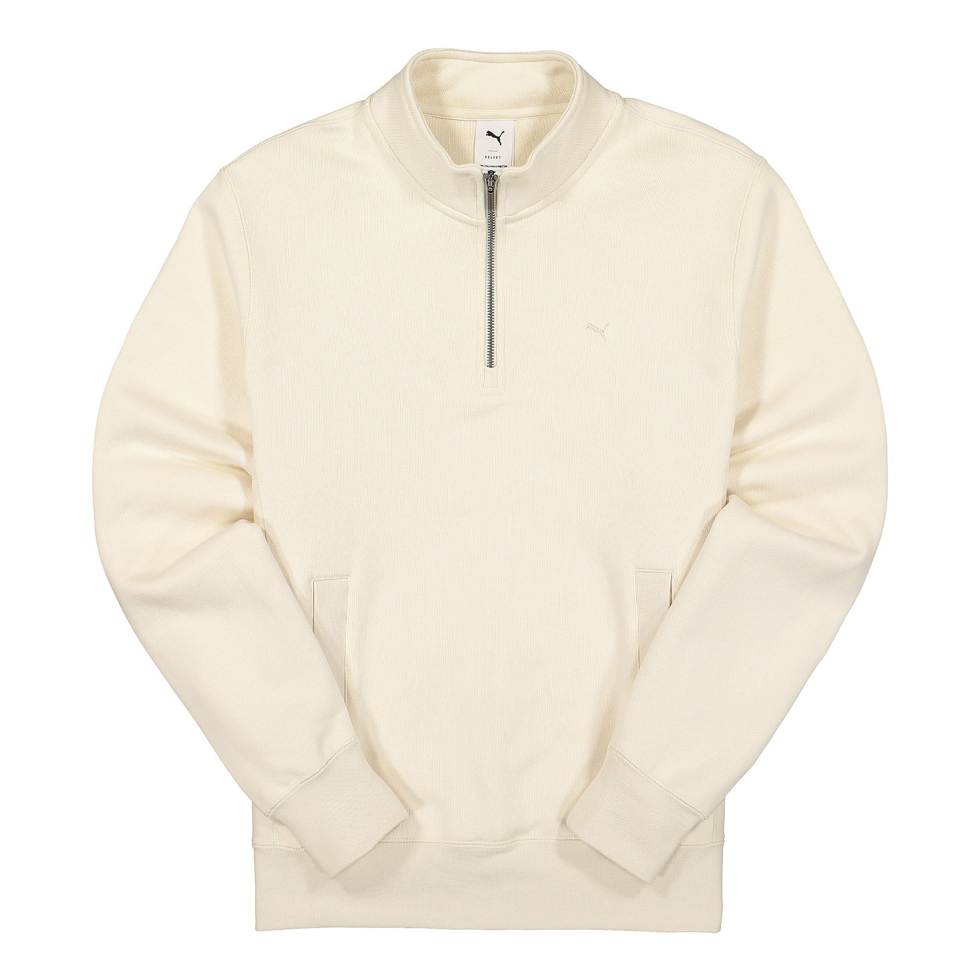Puma MMQ PO Mock Neck Ivory Glow Sweatshirts 532266 73 | Overkill