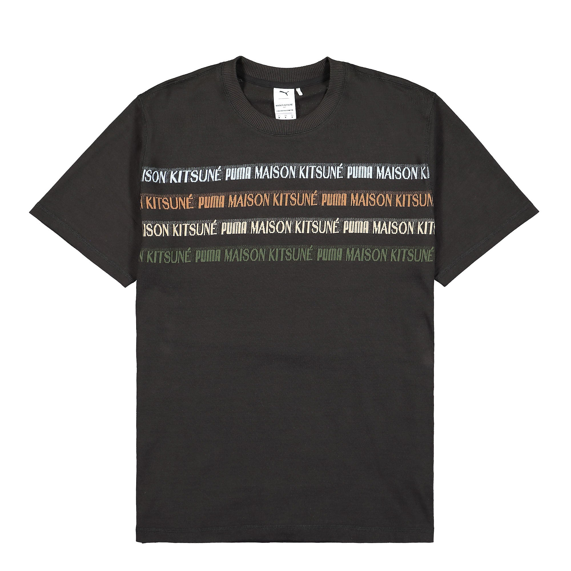 Puma Maison Kitsune x Puma Engineered Tee Puma Black T-Shirts 532328 01 | Overkill