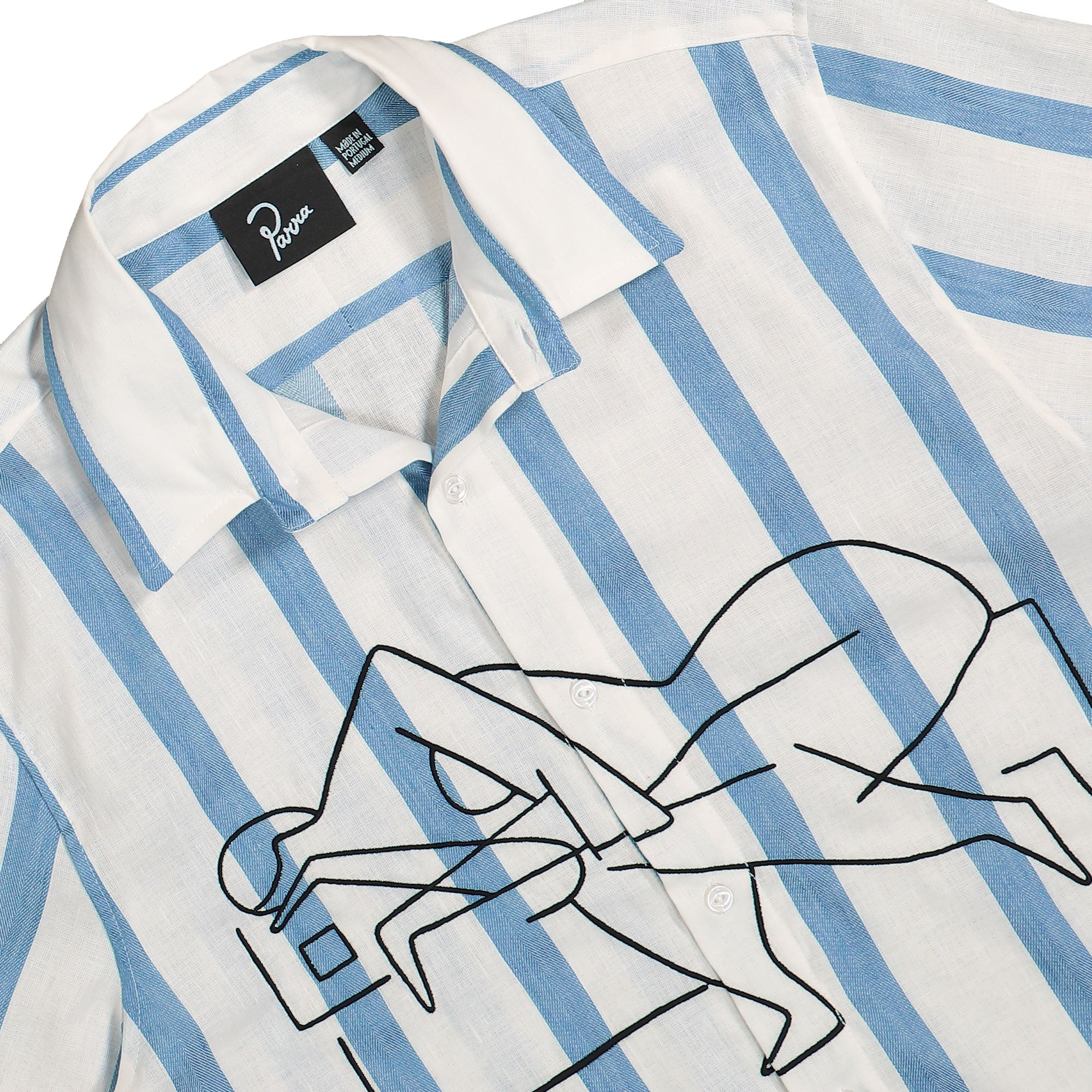 Parra Sleep Now Short Sleeve Shirt Blue Shirts Detail view 1 | Overkill
