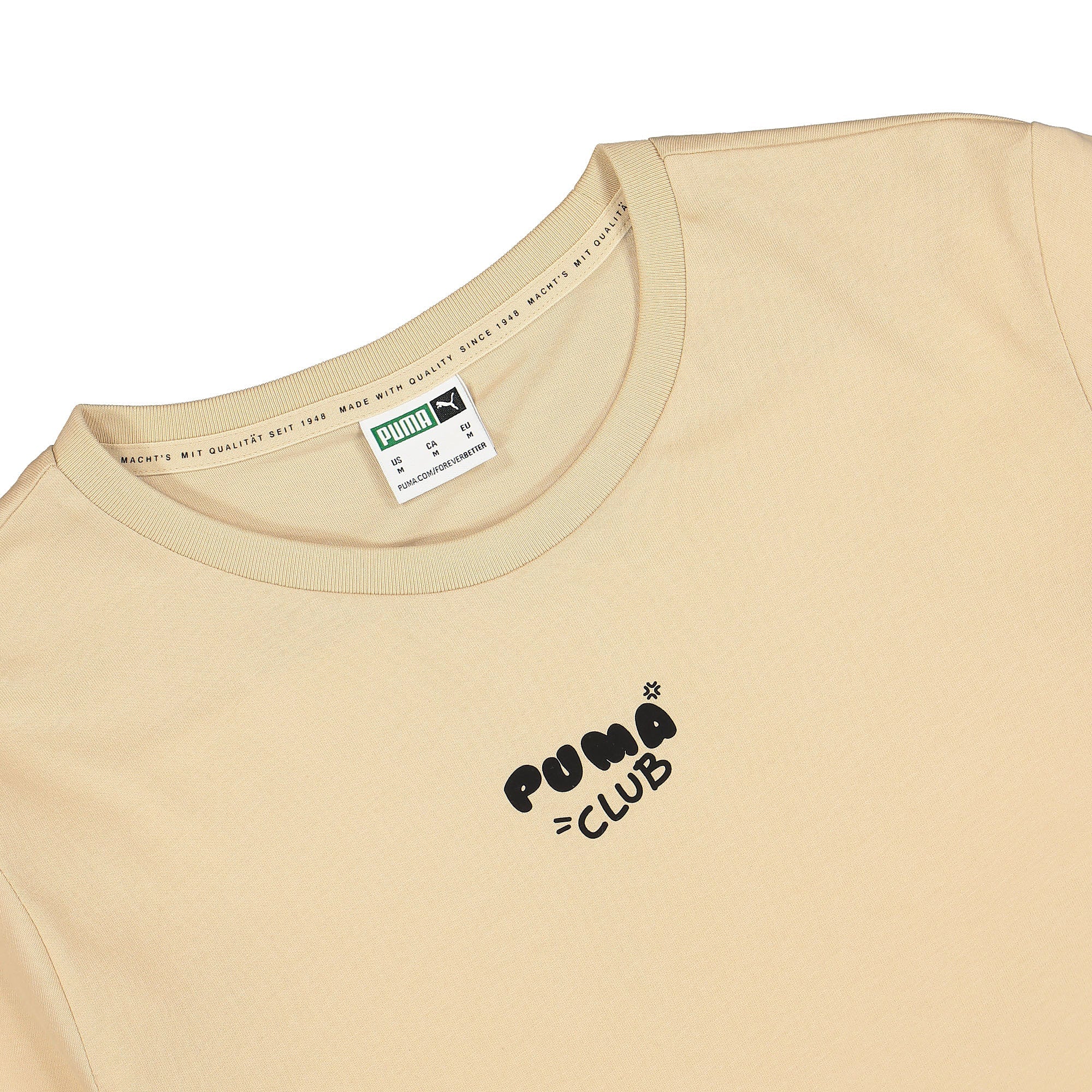 Puma Club Graphic Tee Pebble T-Shirts Material | Overkill