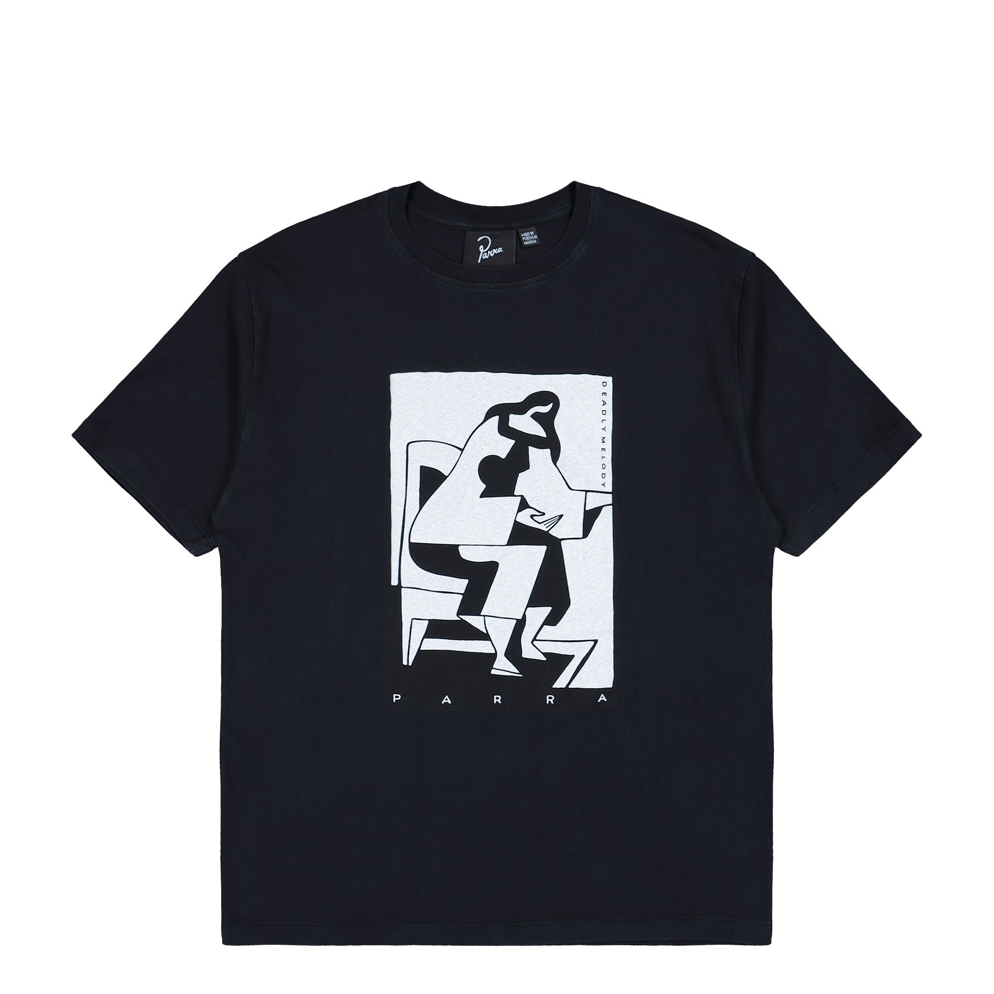 Parra The Confession T-Shirt Washed Black T-Shirt 53311 | Overkill