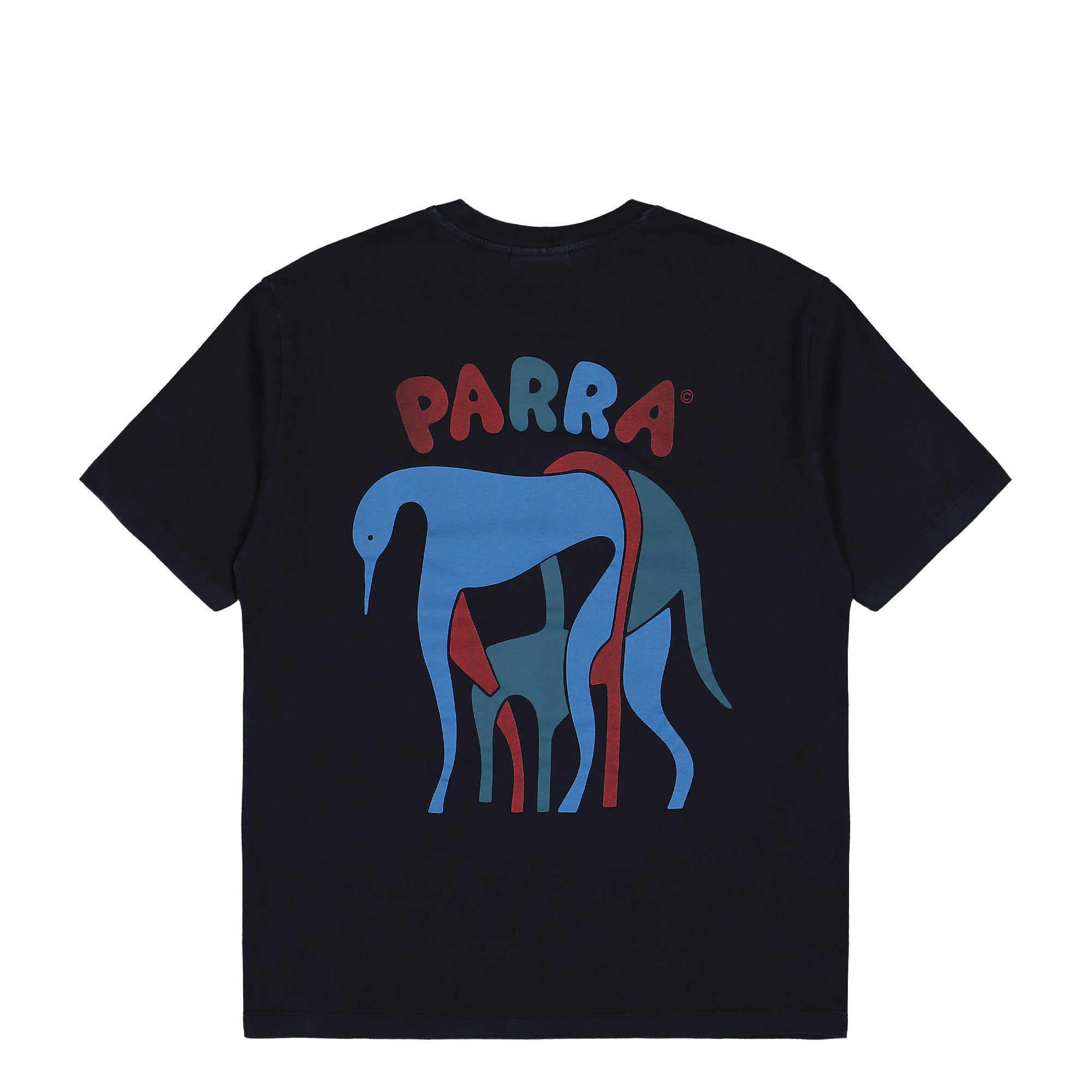 Parra This Damn Chair T-Shirt Washed Black T-Shirts Close-up | Overkill