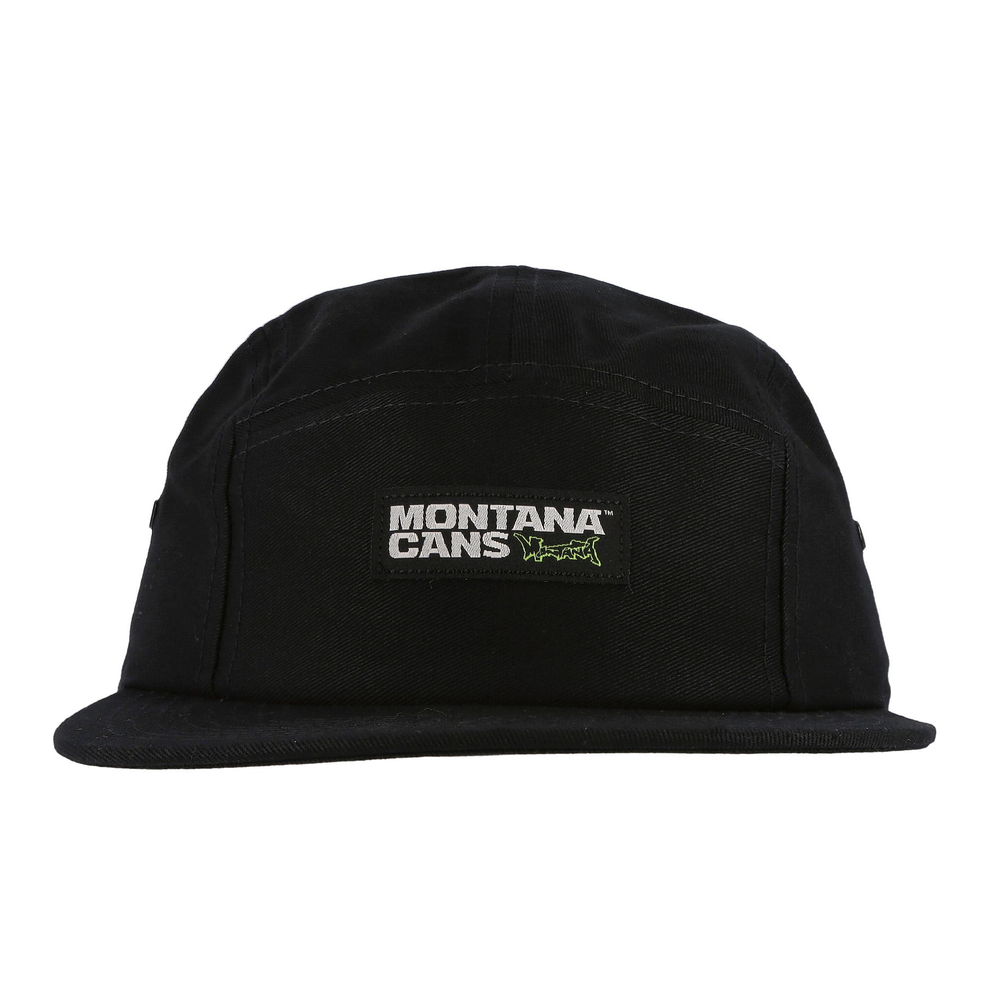Montana 5-Panel Cap Typo Logo Black Caps Detailfoto | Overkill