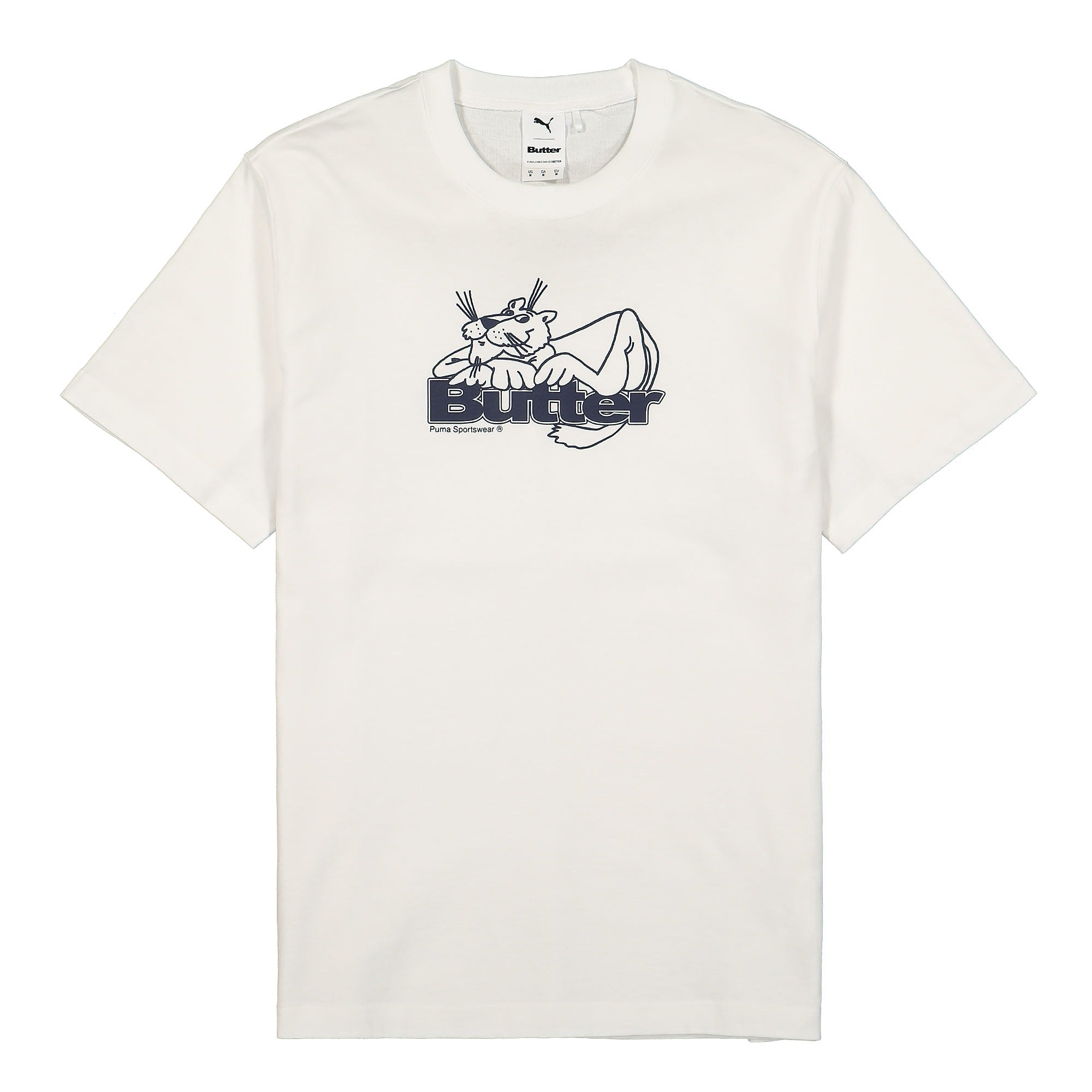 Puma Butter Goods x Puma Graphic Tee Cream Puma White T-Shirts 533276 02 | Overkill