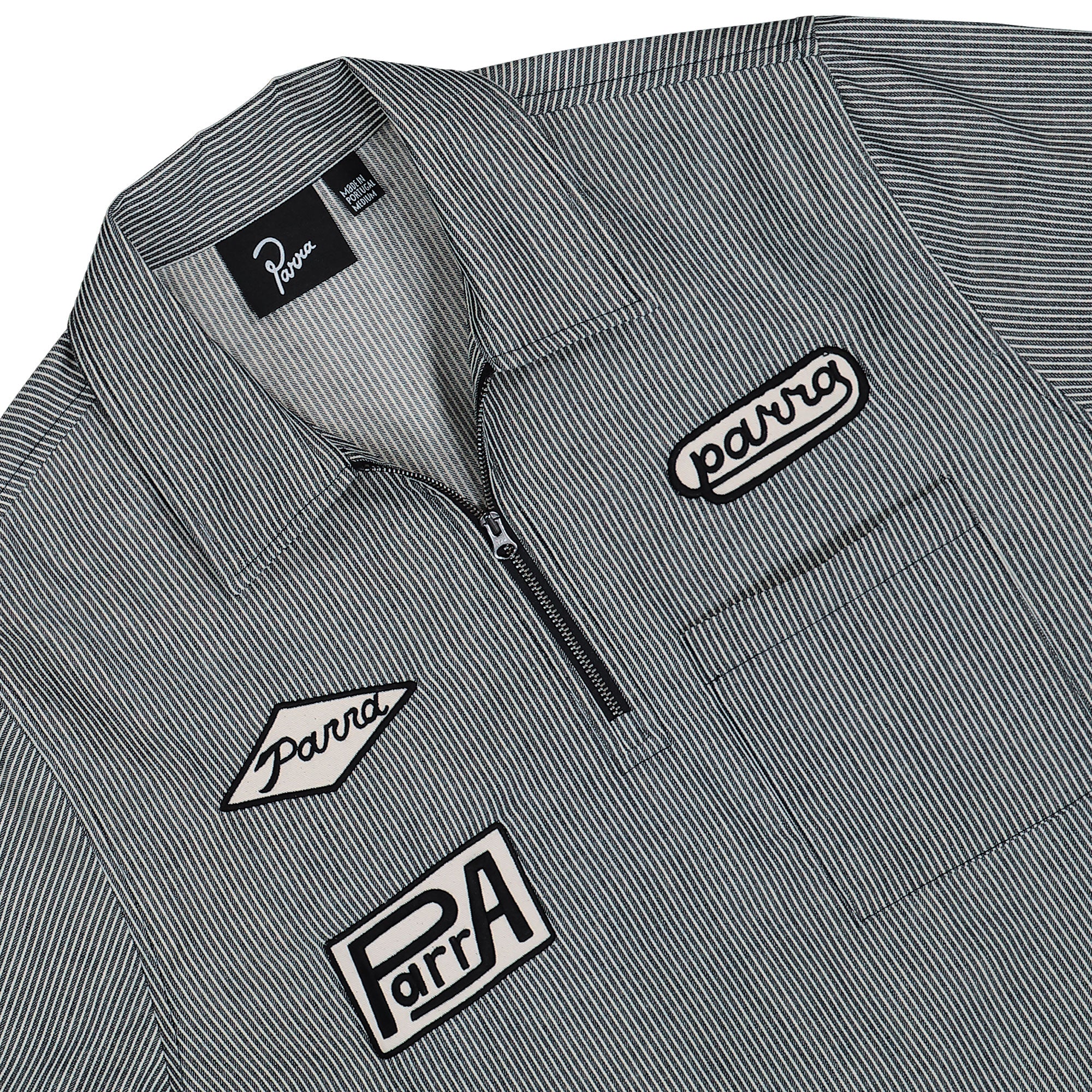 Parra Work Later Short Sleeve Shirt Blue Shirt Detailfoto | Overkill