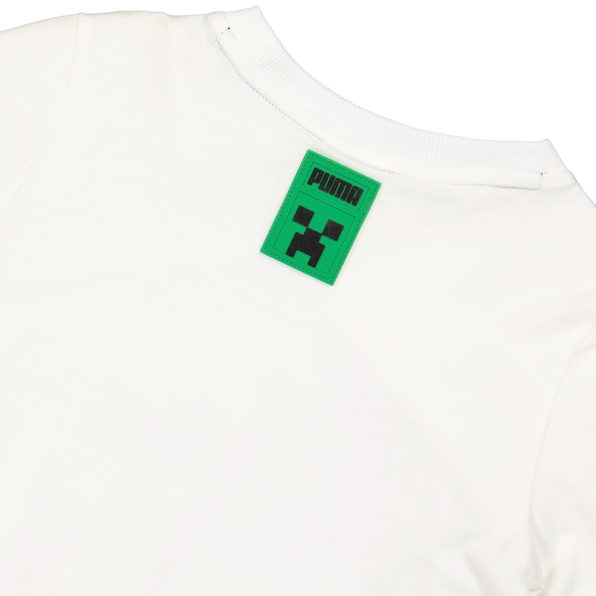 Puma Minecraft x Puma Graphic Tee Kids Puma White T-Shirts Detailfoto | Overkill