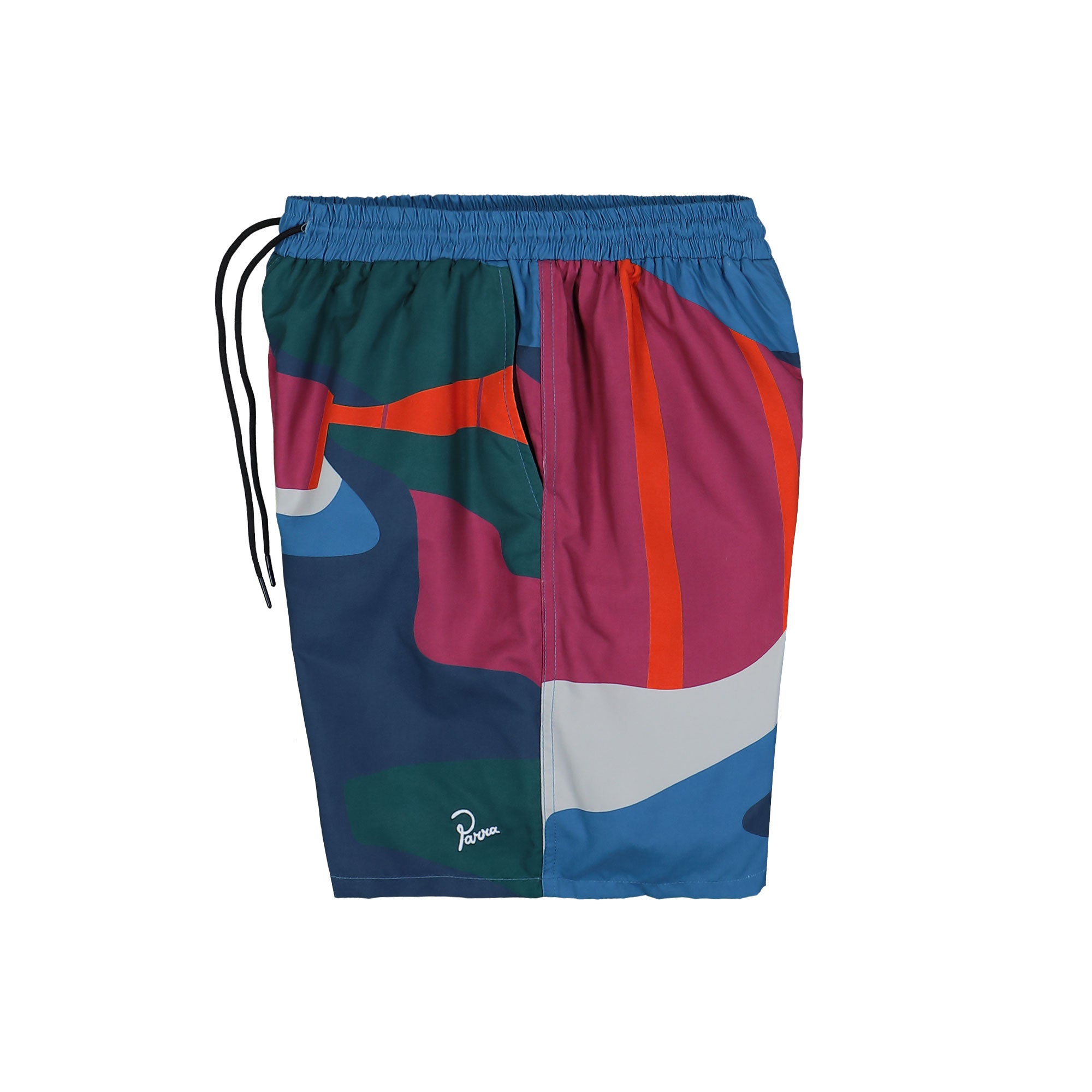 Parra The Festival Fence Swim Shorts Blue Swimwear Detailfoto | Overkill