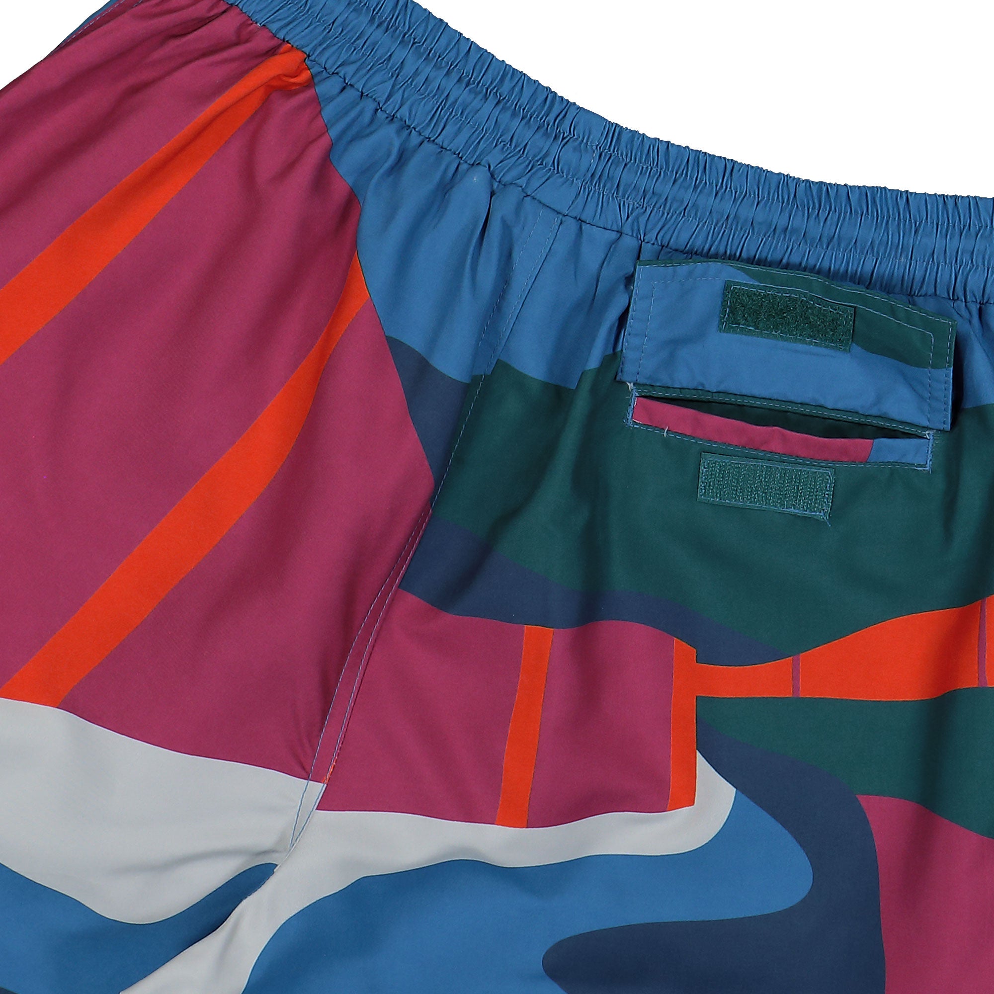 Parra The Festival Fence Swim Shorts Blue Swimwear Detail view+| Overkill
