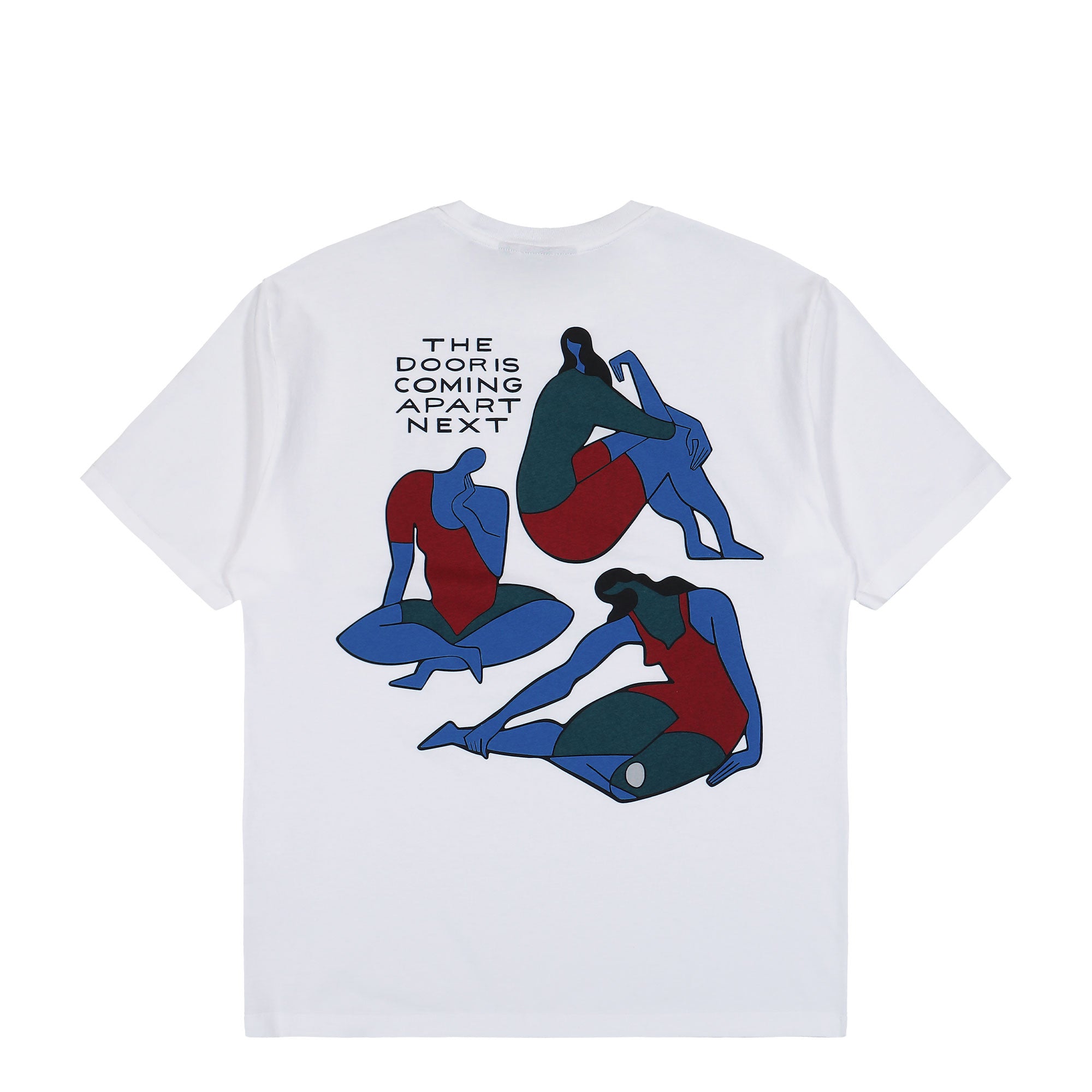 Parra The Broken Door T-Shirt White T-Shirts Close-up | Overkill