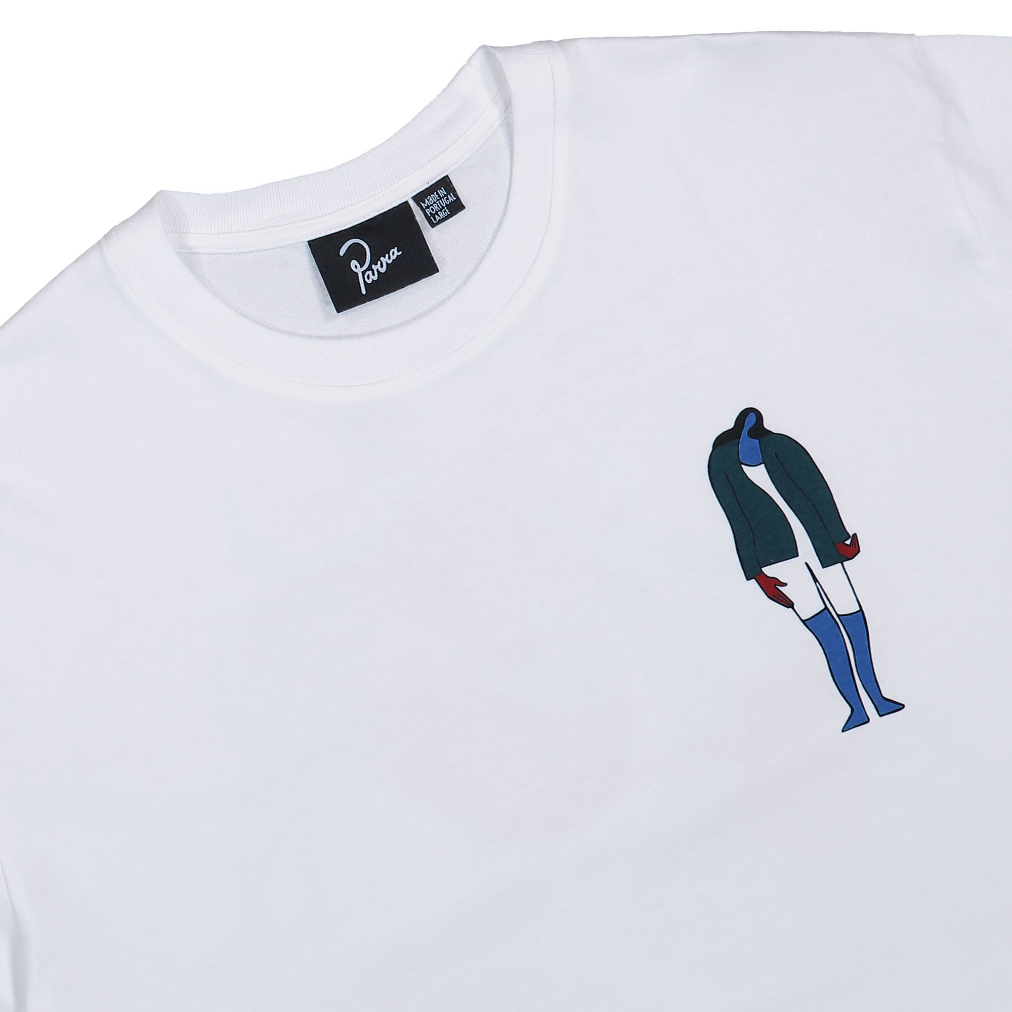 Parra The Broken Door T-Shirt White T-Shirts Detailfoto | Overkill