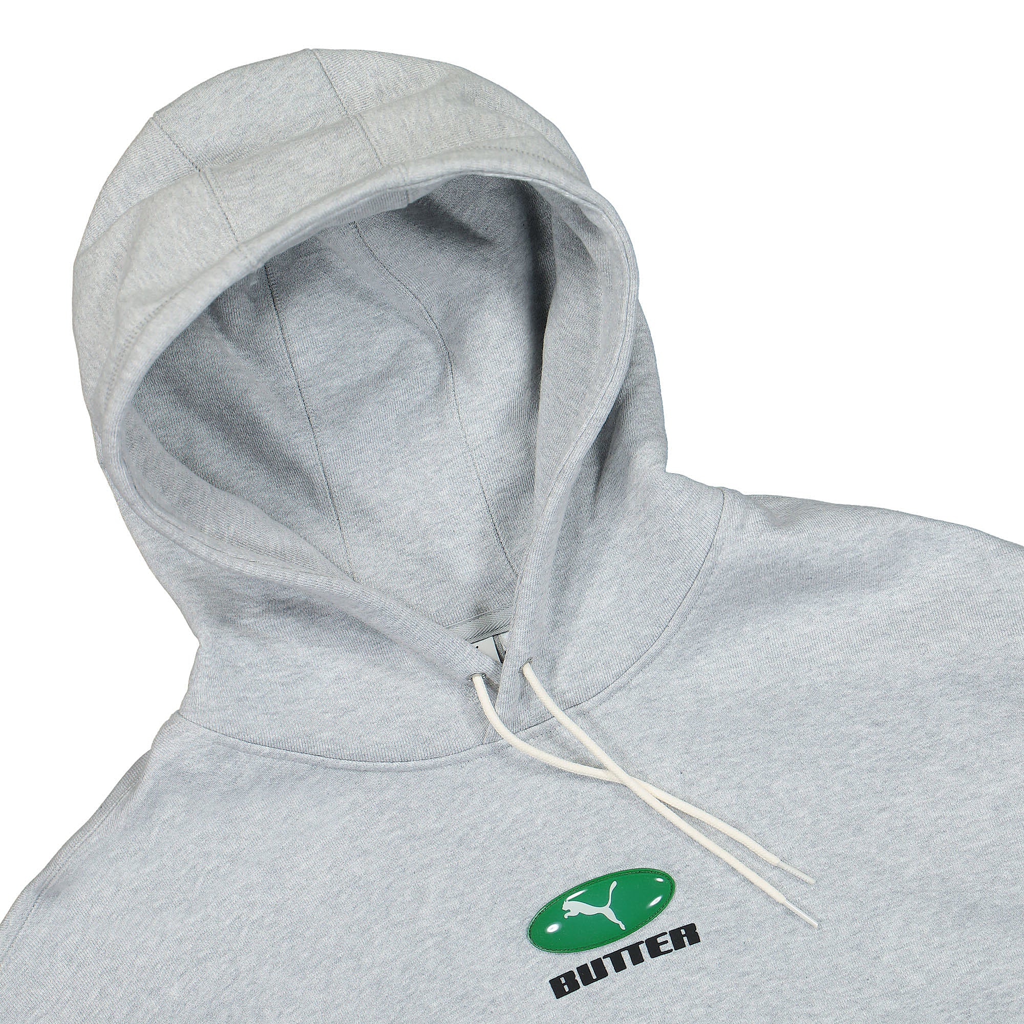 Puma Butter Goods x Puma Hoodie Light Gray Heather Hoodies Close-up | Overkill