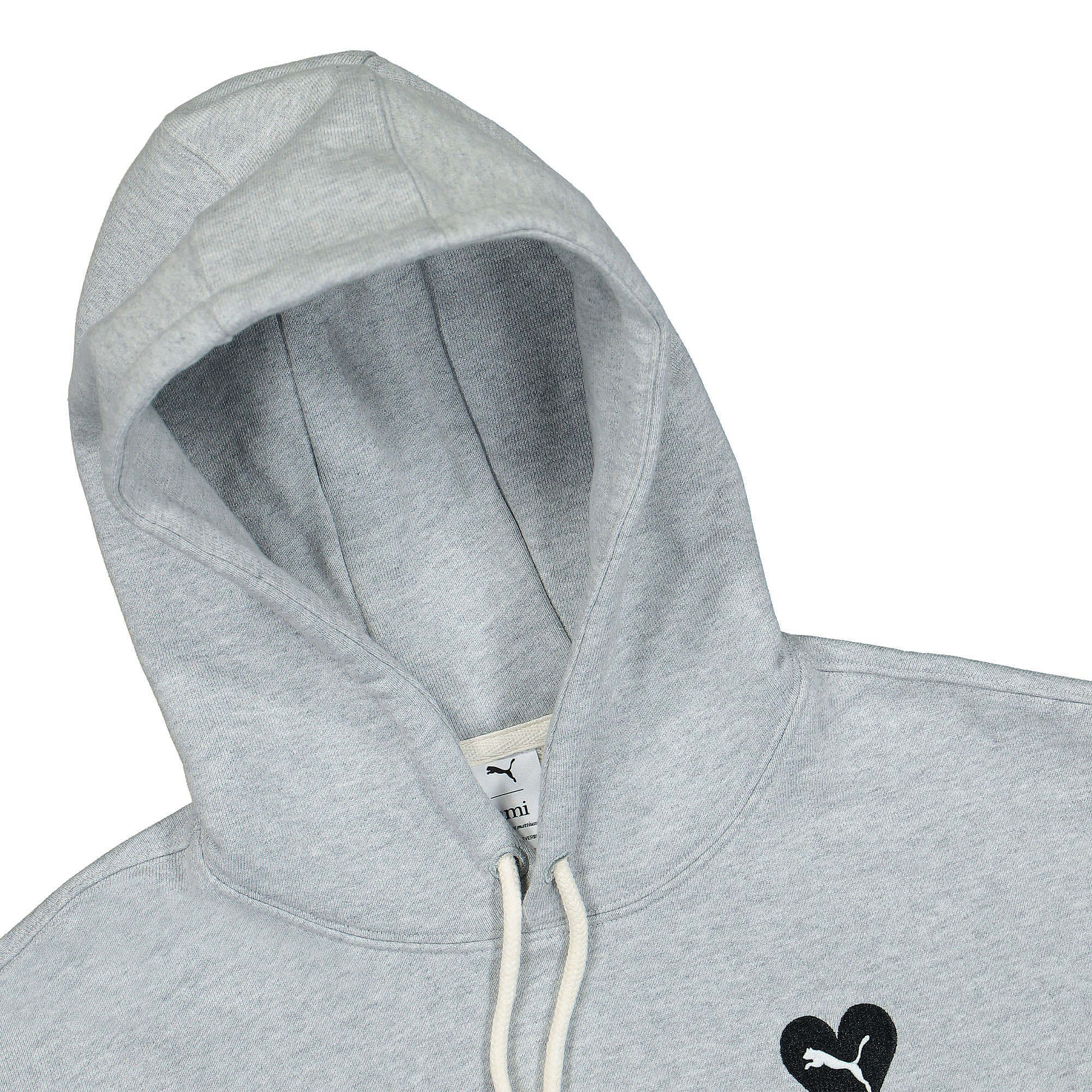 Puma AMI x Puma Hoodie Light Gray Heather Hoodies Close-up | Overkill