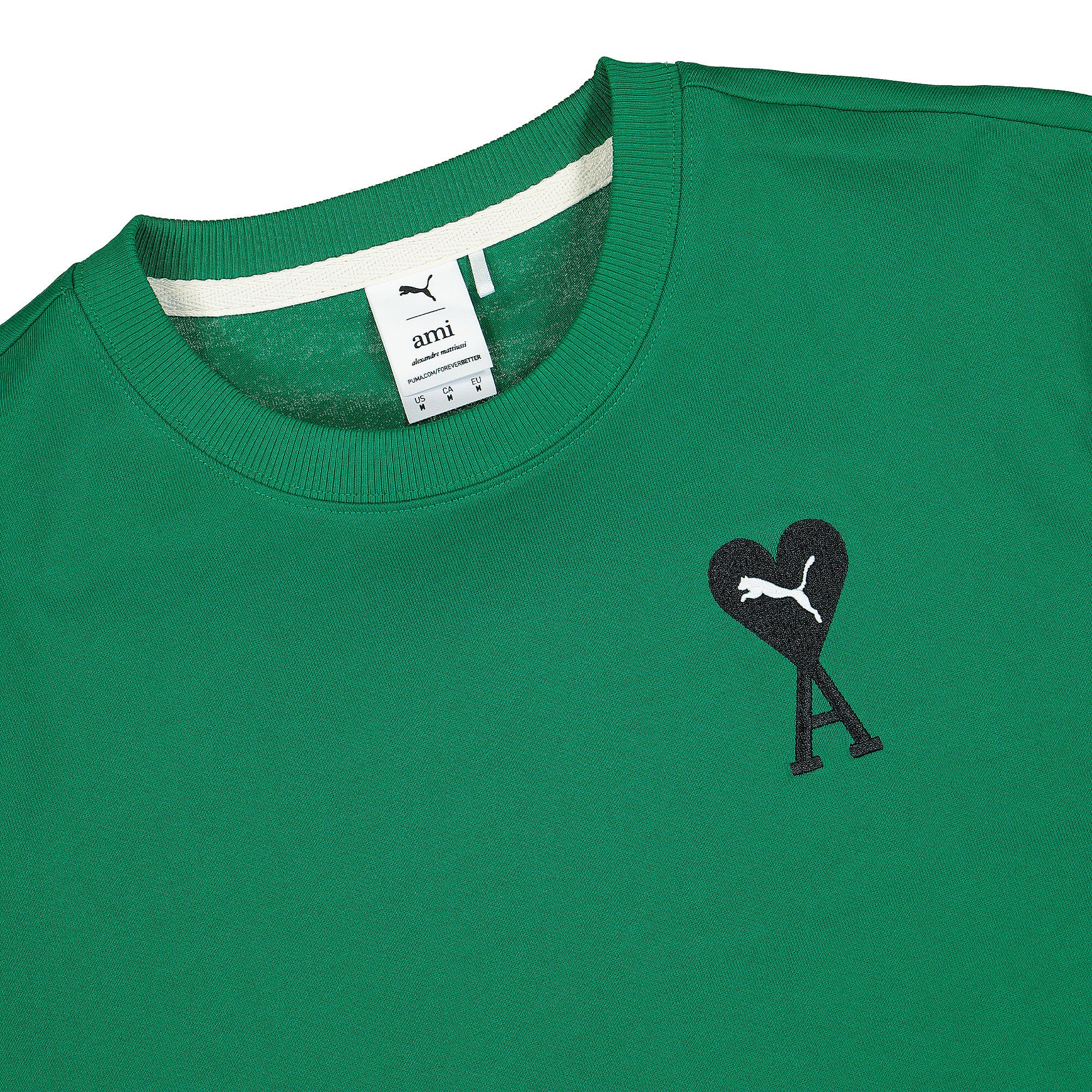 Puma AMI x Puma Graphic Tee Verdant Green T-Shirts Close-up | Overkill