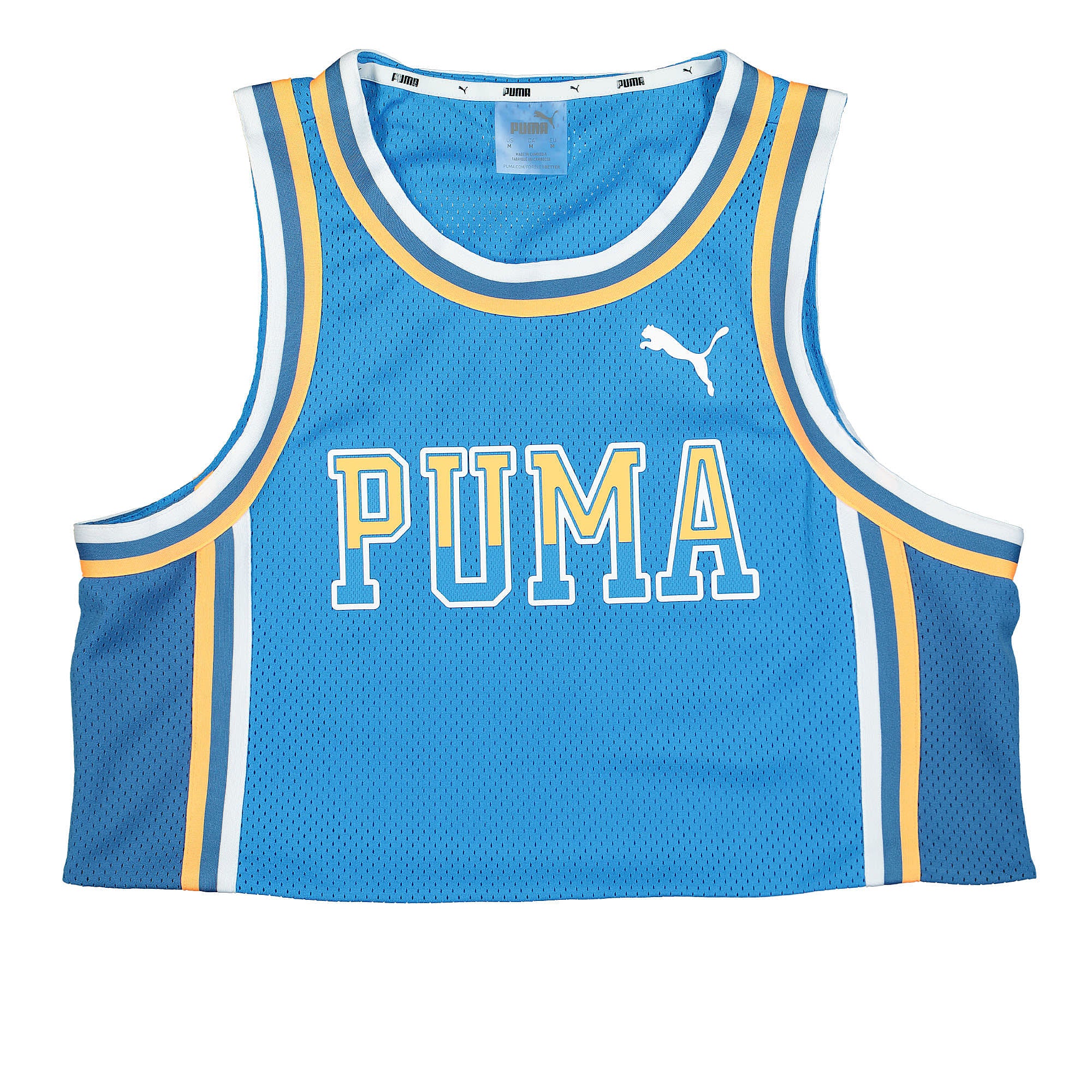 Puma Wmns Ballin Crop Jersey Ocean Dive T-Shirts 534206 01 | Overkill