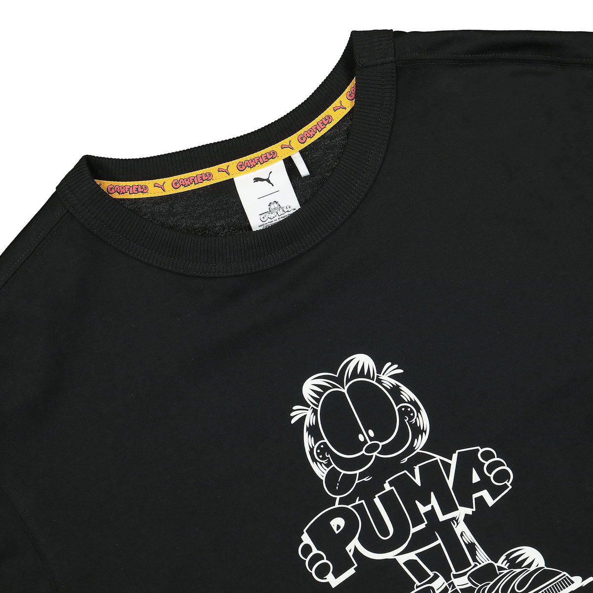 Puma Garfield x Puma Graphic Tee Puma Black T-Shirts Close-up | Overkill