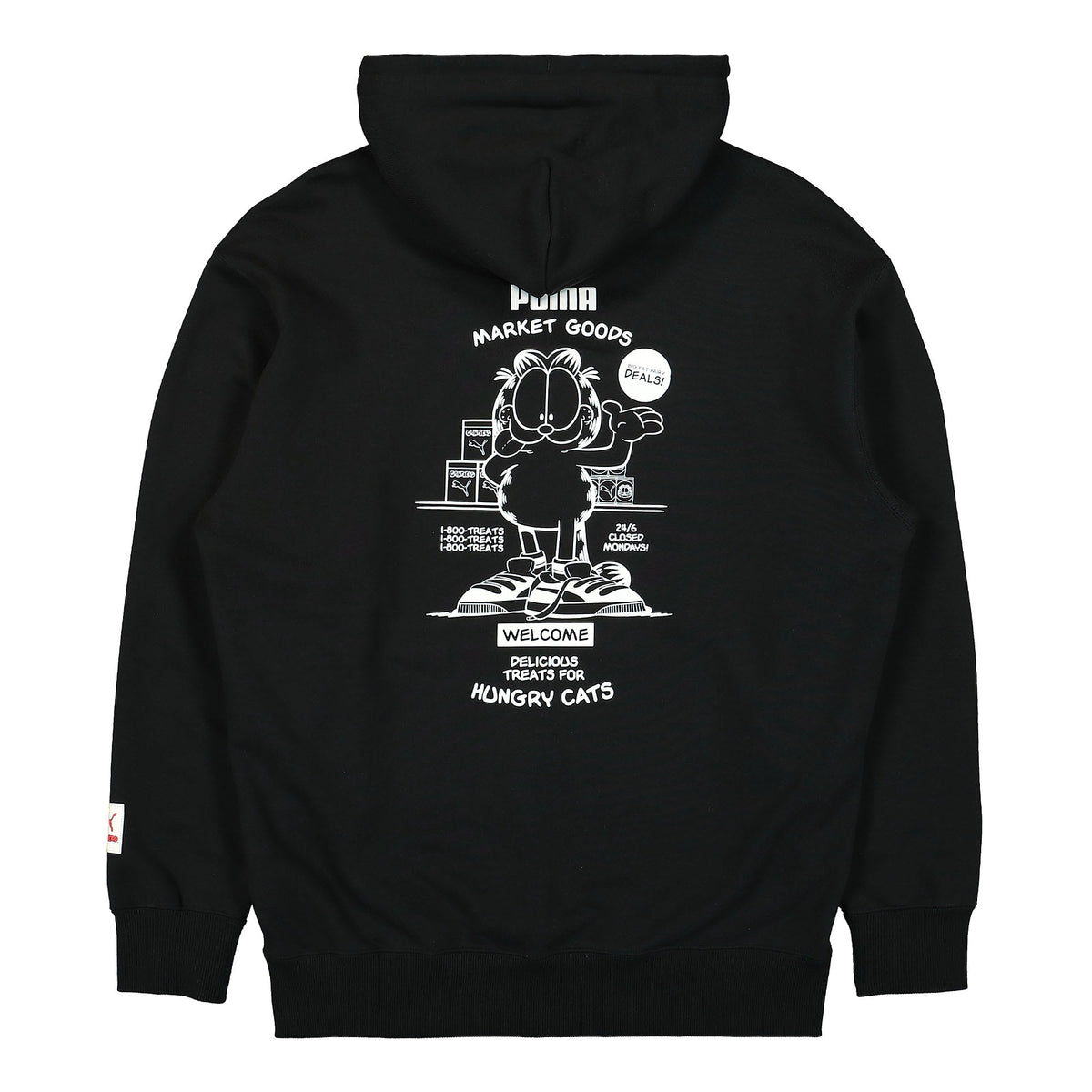 Puma Garfield x Puma Hoodie Puma Black Hoodies Close-up | Overkill