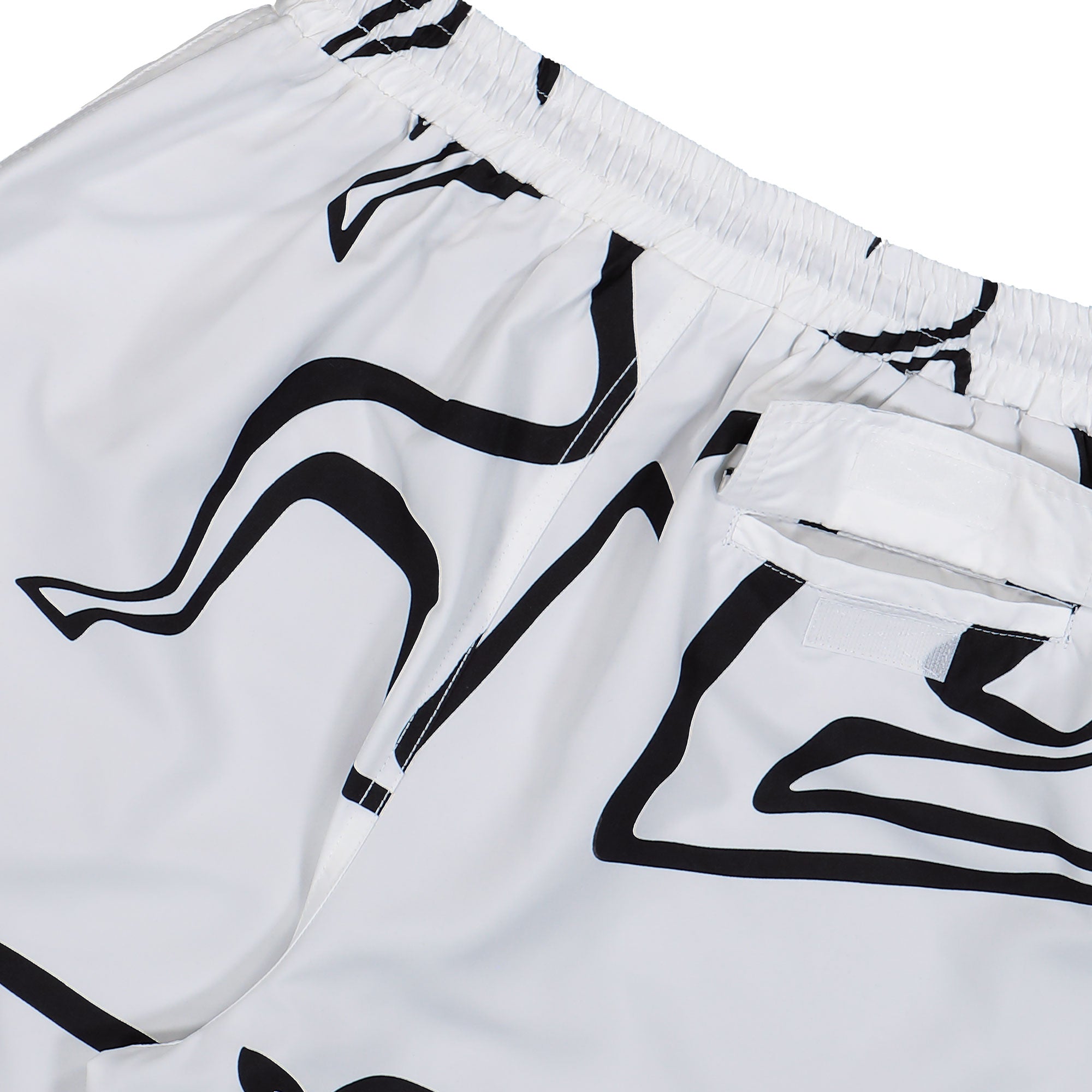 Parra Yoga Walks Swim Shorts White Swimwear Detail view 1 | Overkill