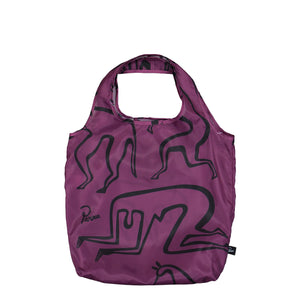Parra Yoga Walks Bag Purple Tote Bags & Shoppers 53455 | Overkill