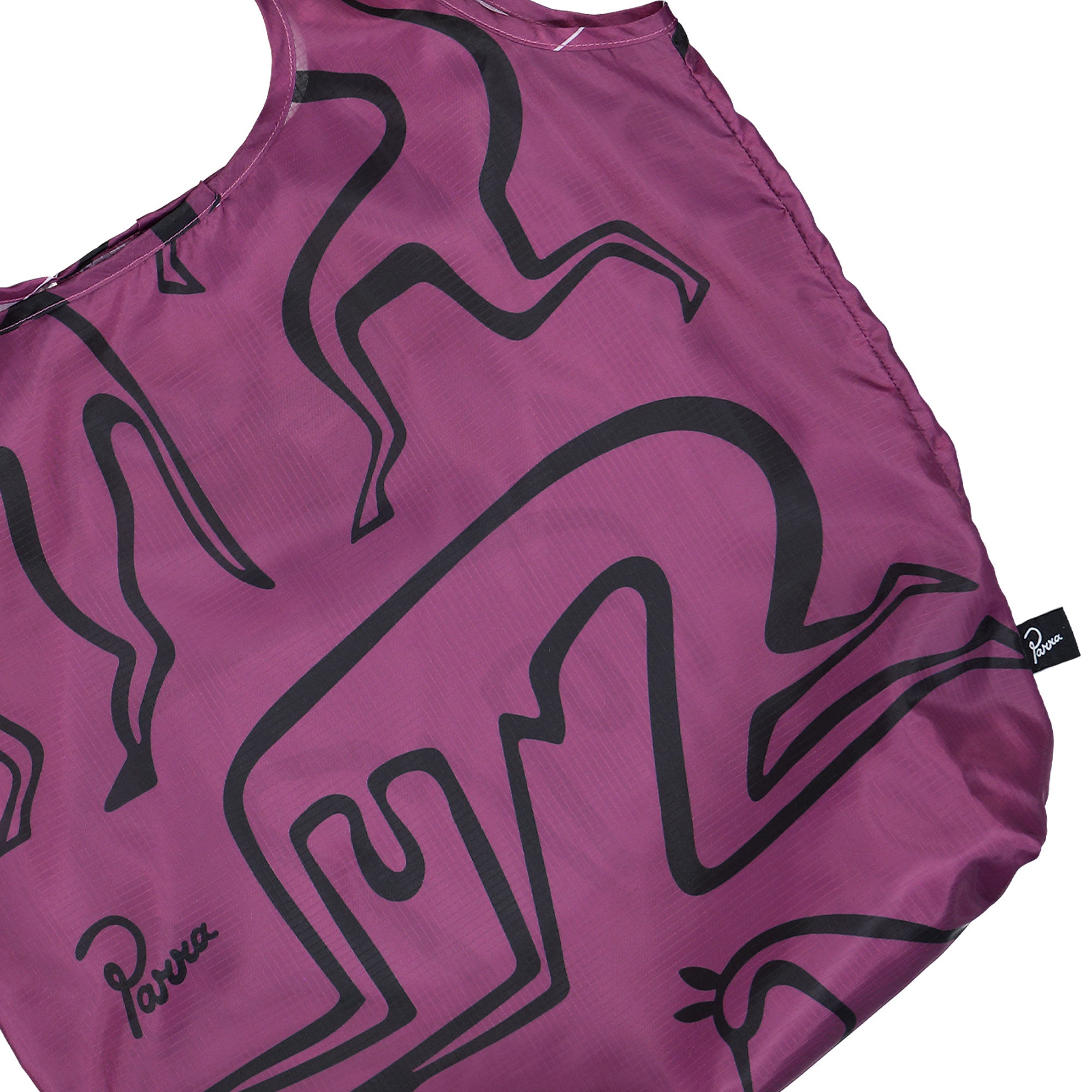 Parra Yoga Walks Bag Purple Tote Bags & Shoppers Detailfoto | Overkill