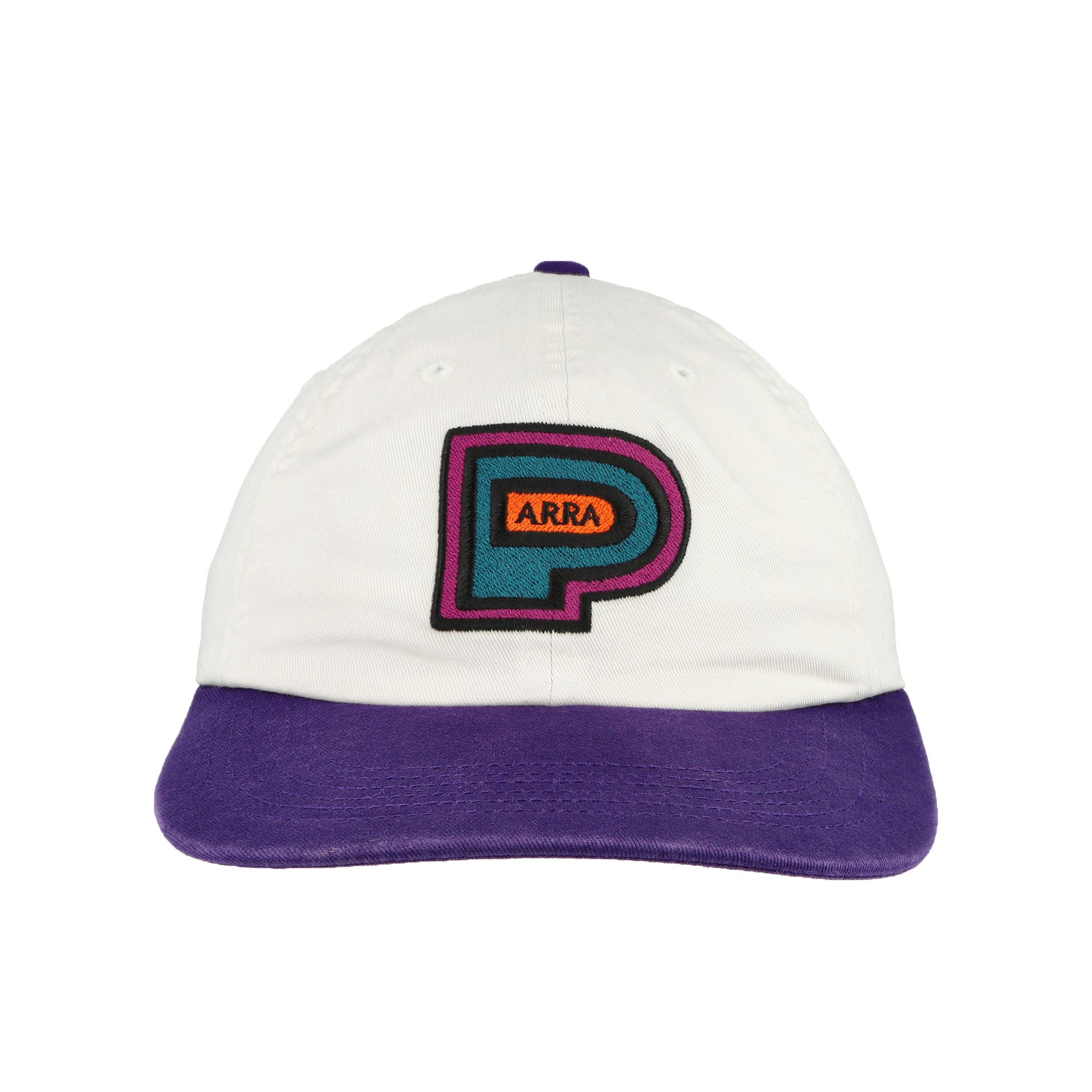 Parra Repeat Pea 6 Panel Hat Purple Caps Deail view 1 | Overkill
