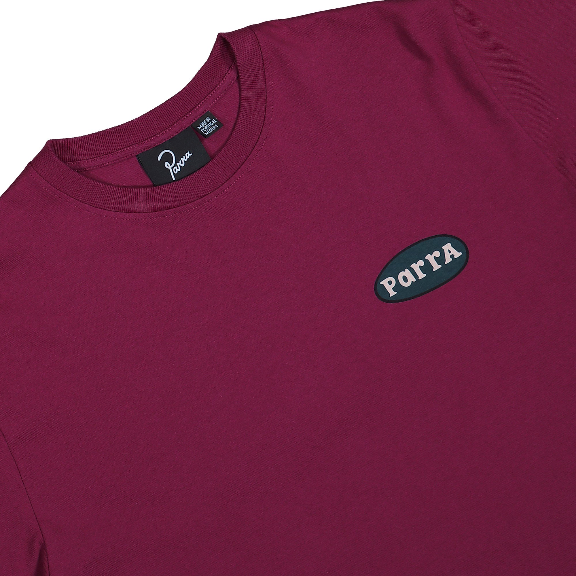 Parra Chair Baller T-Shirt Dark Magenta T-Shirts Detailfoto | Overkill