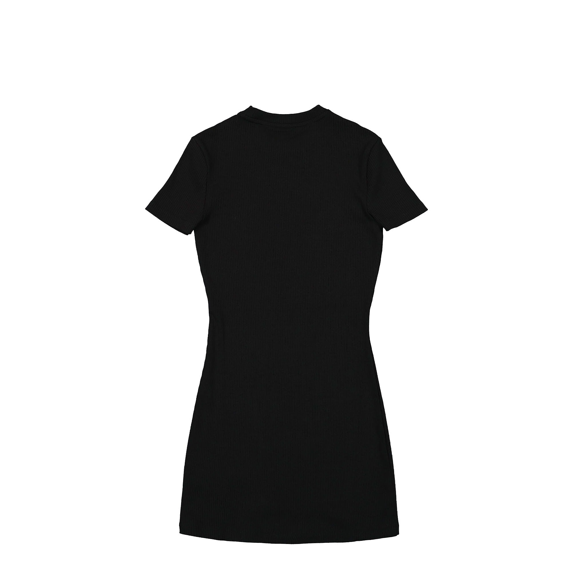 Puma Wmns Classics Ribbed Tee Dress Puma Black Dresses Material | Overkill