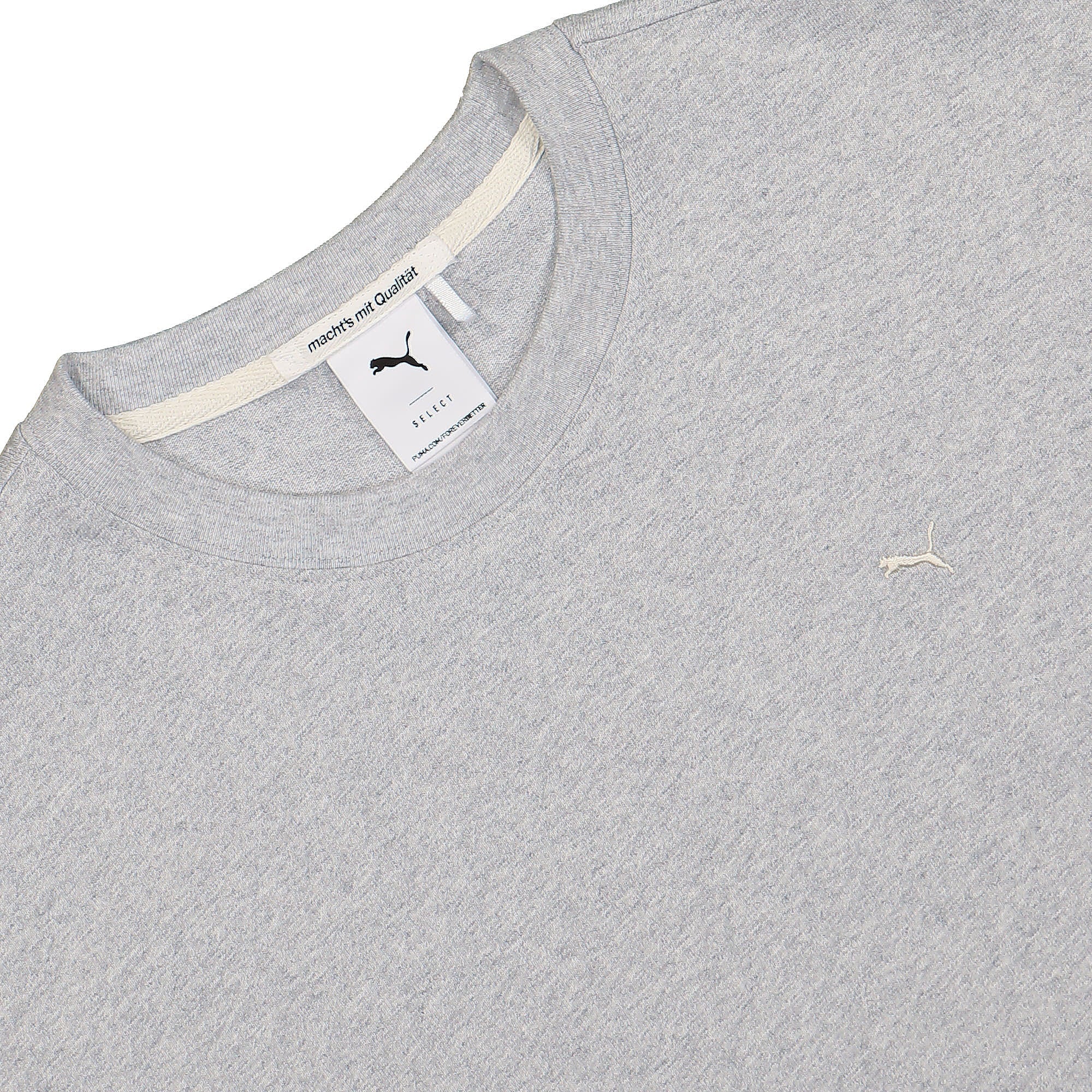 Puma MMQ Tee Light Gray Heather T-Shirts Close-up | Overkill