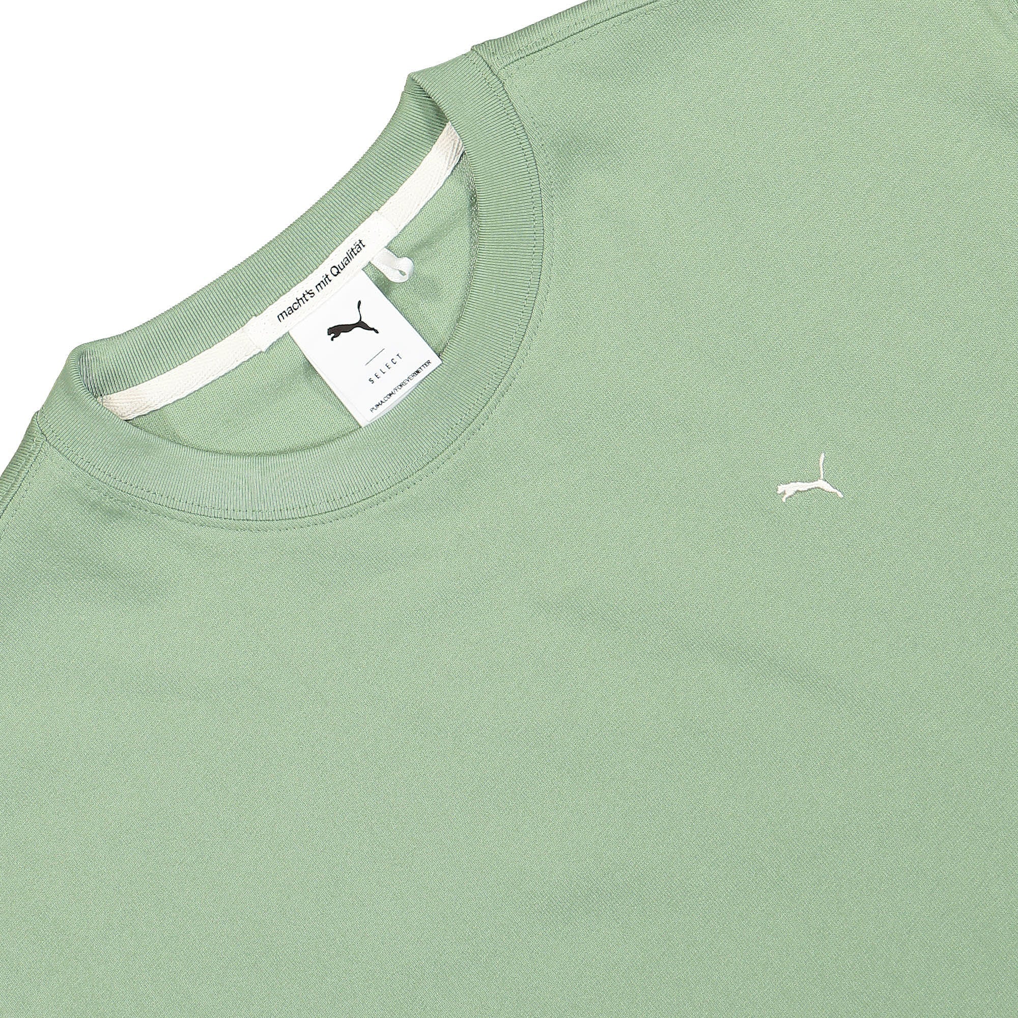 Puma MMQ Tee Dusty Green T-Shirts Close-up | Overkill