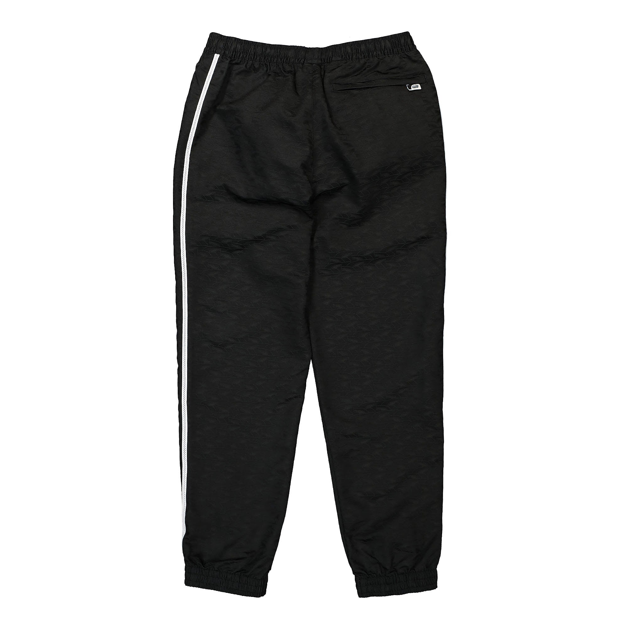 Puma Players Lounge T7 Woven Track Pants Puma Black AOP Sweat & Track Pants Material | Overkill