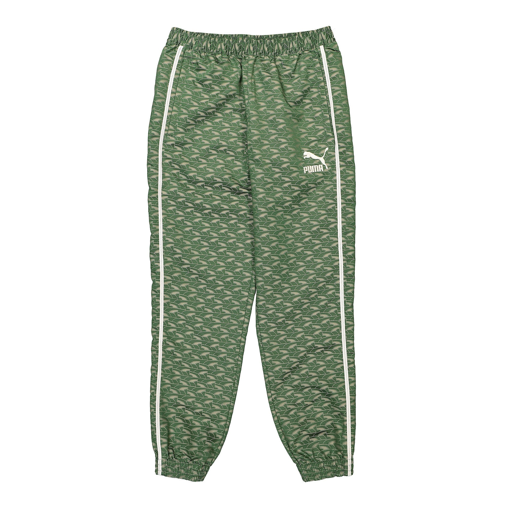 Puma Players Lounge T7 Woven Track Pants Deep Forest AOP Sweat & Track Pants 535805 25 | Overkill