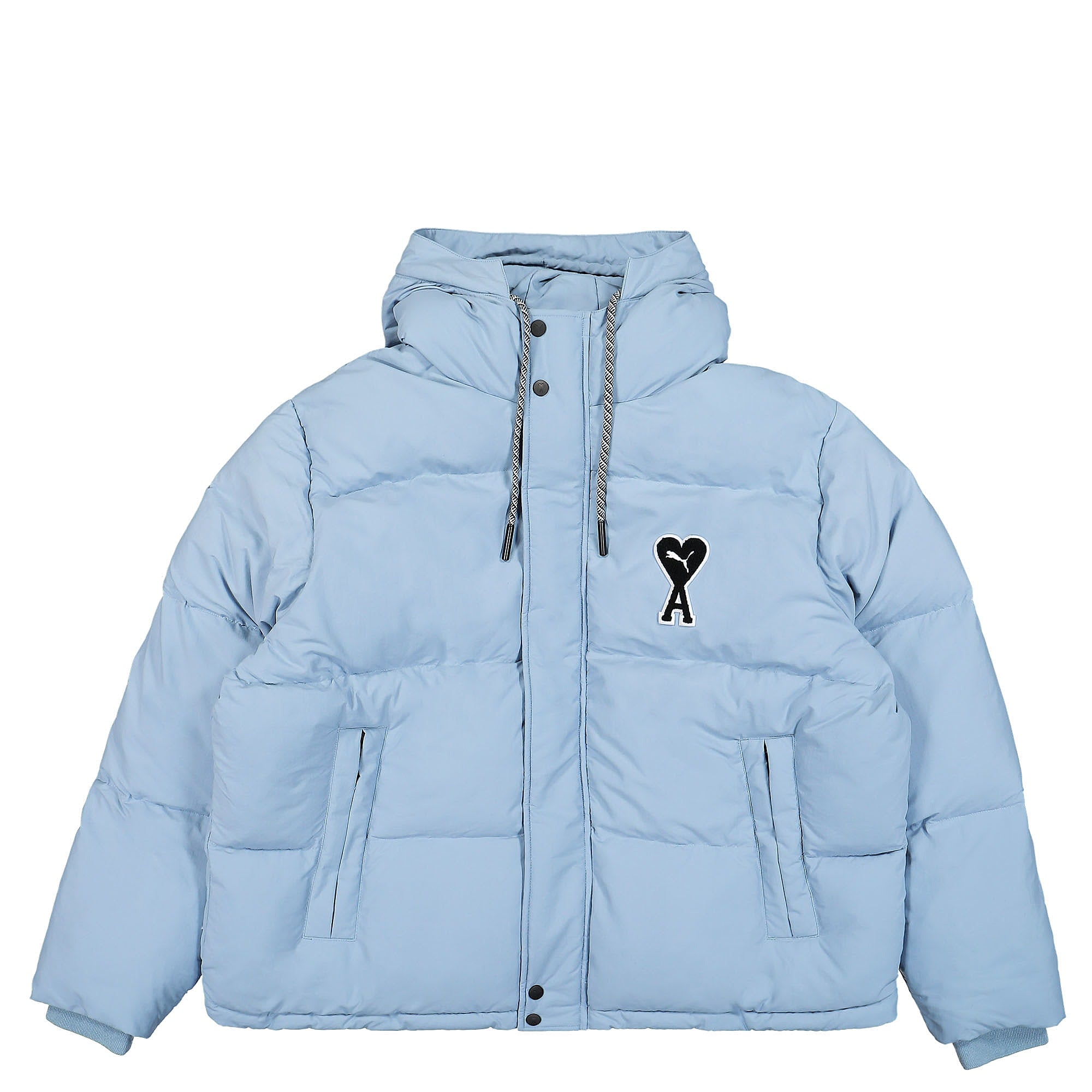 Puma AMI x Puma Puffer Jacket Faded Denim Puffer Jackets 535991 73 | Overkill