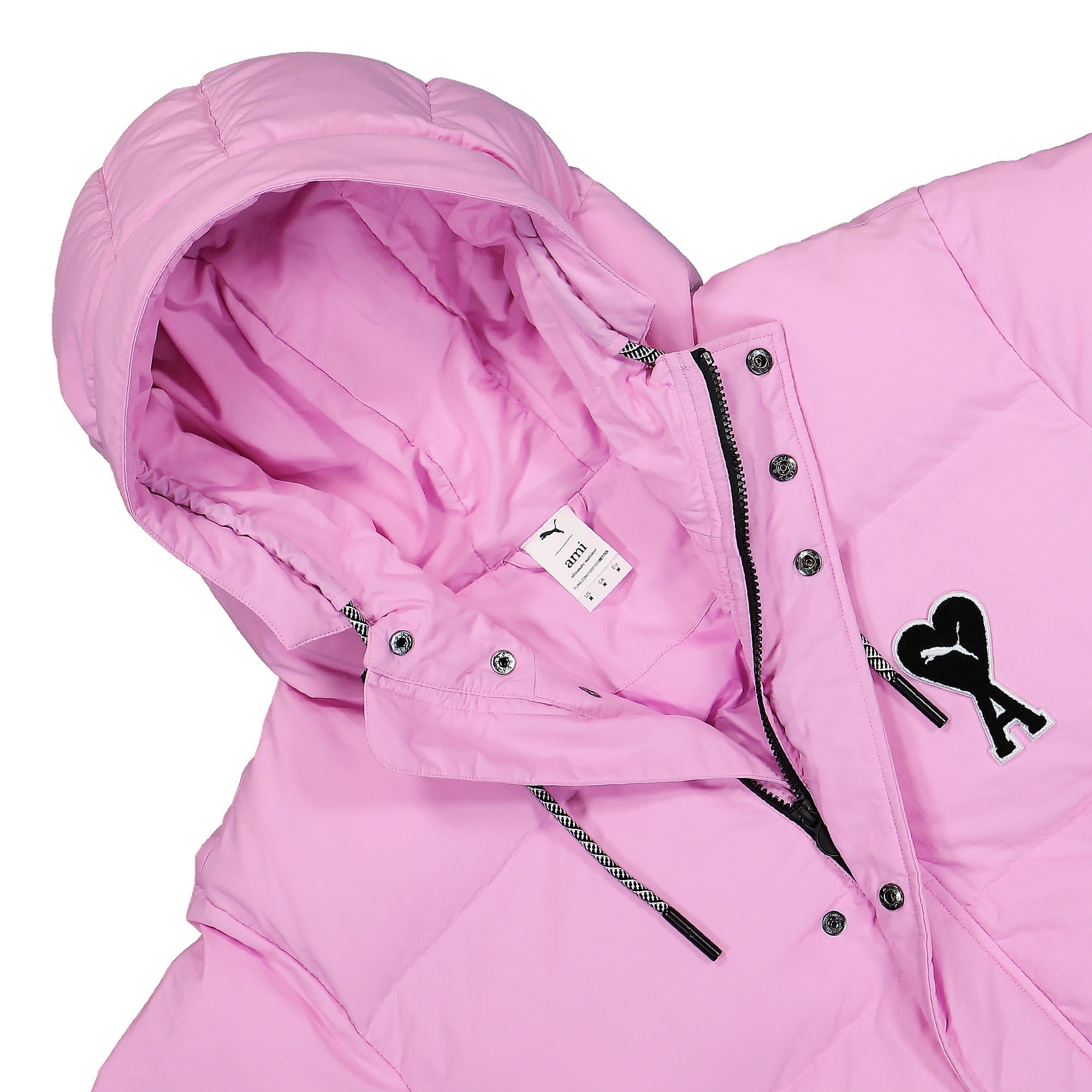 Puma AMI x Puma Puffer Jacket Orchid Puffer Jackets Close-up | Overkill