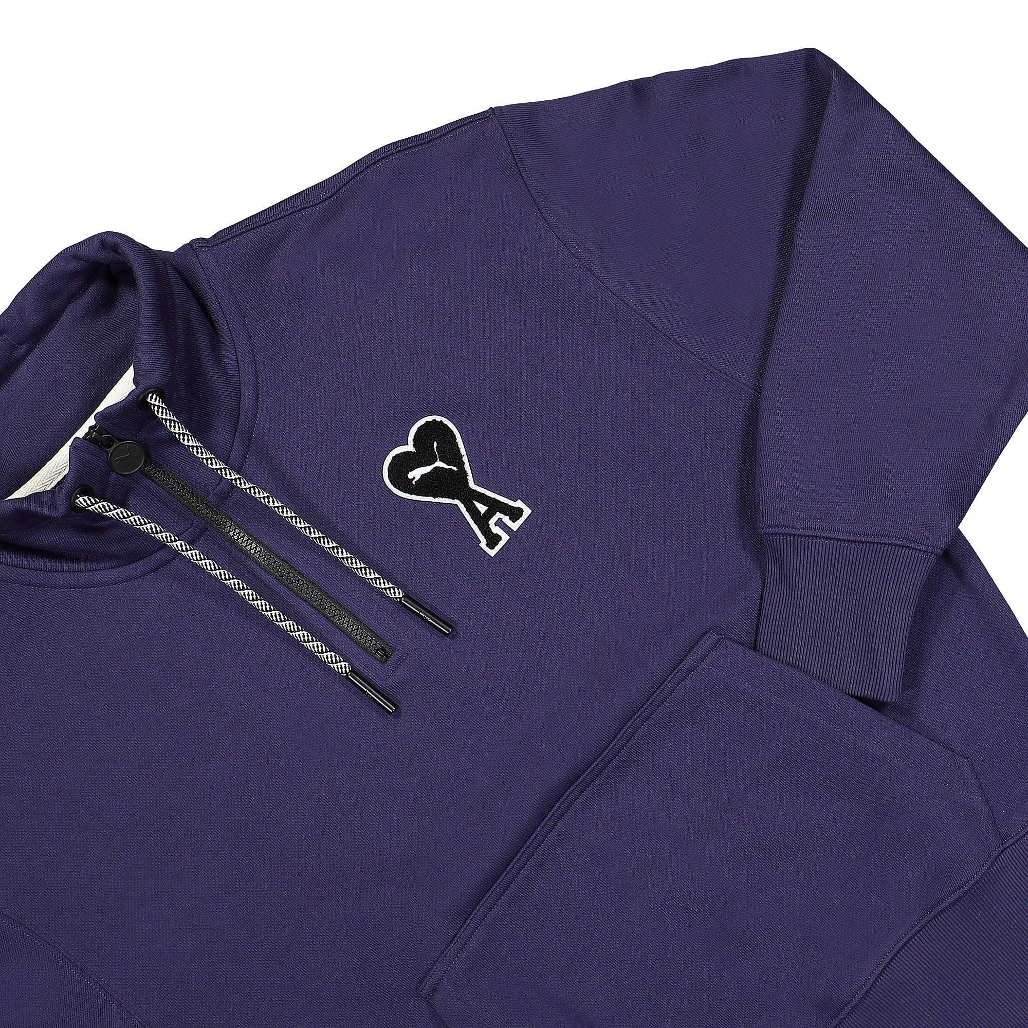 Puma AMI x Puma Half Zip Sweatshirt Deep Plum Sweatshirts Detailfoto | Overkill