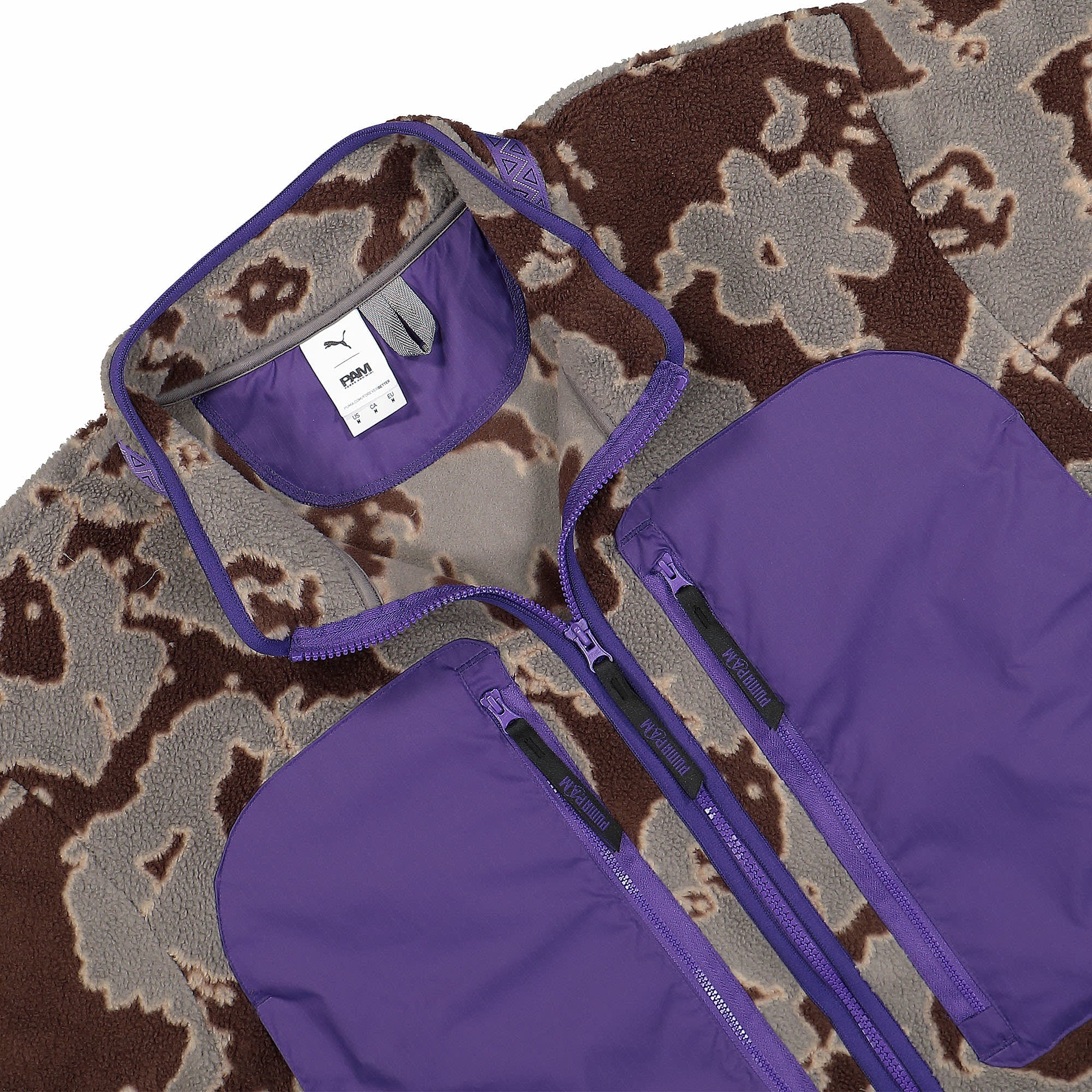Puma PAM x Puma Polarfleece Jacket Cloudburst AOP Fleece Jackets Detailfoto | Overkill