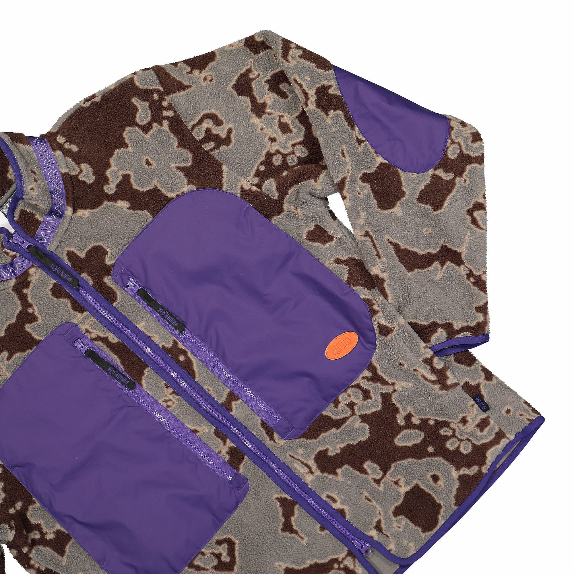 Puma PAM x Puma Polarfleece Jacket Cloudburst AOP Fleece Jackets Close-up | Overkill