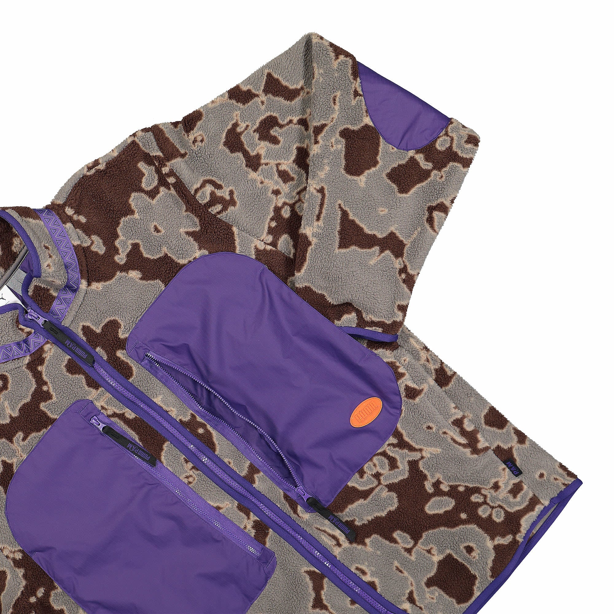 Puma PAM x Puma Polarfleece Jacket Cloudburst AOP Fleece Jackets Detail view 1 | Overkill