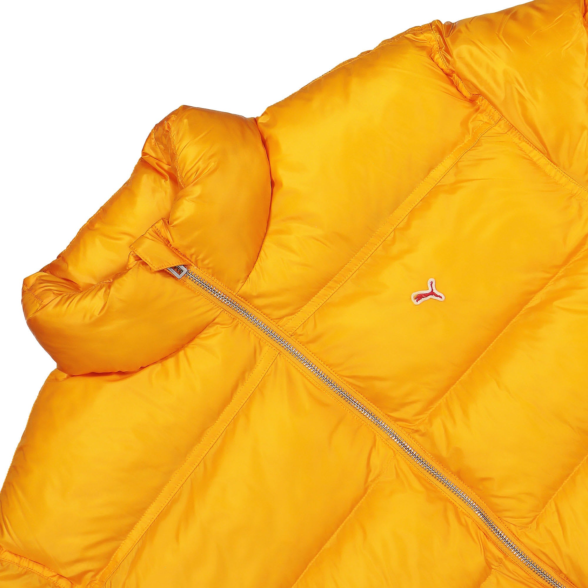 Puma A.C. Milan x Puma Puffer Jacket Apricot Puffer Jackets Close-up | Overkill
