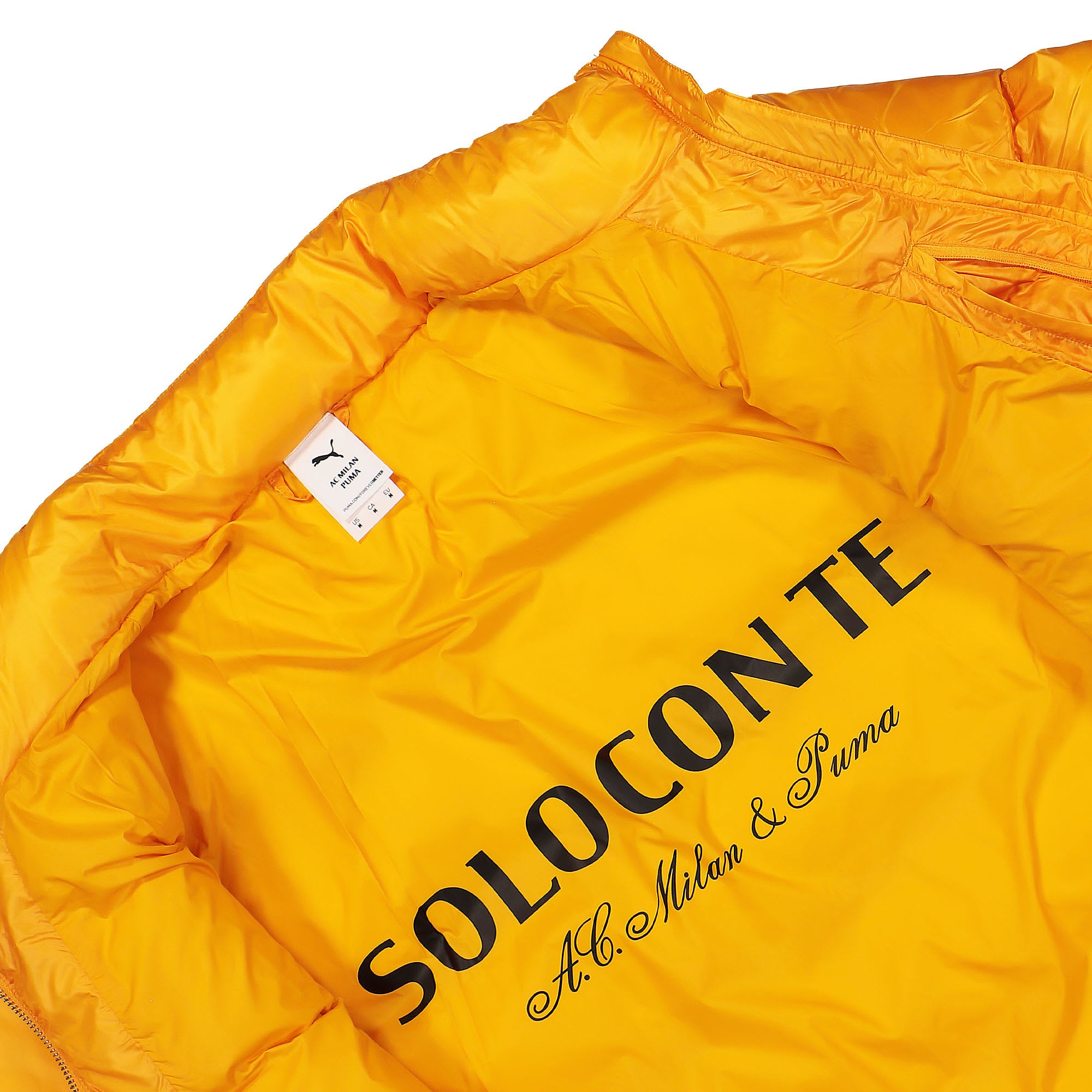 Puma A.C. Milan x Puma Puffer Jacket Apricot Puffer Jackets Detail view 1 | Overkill