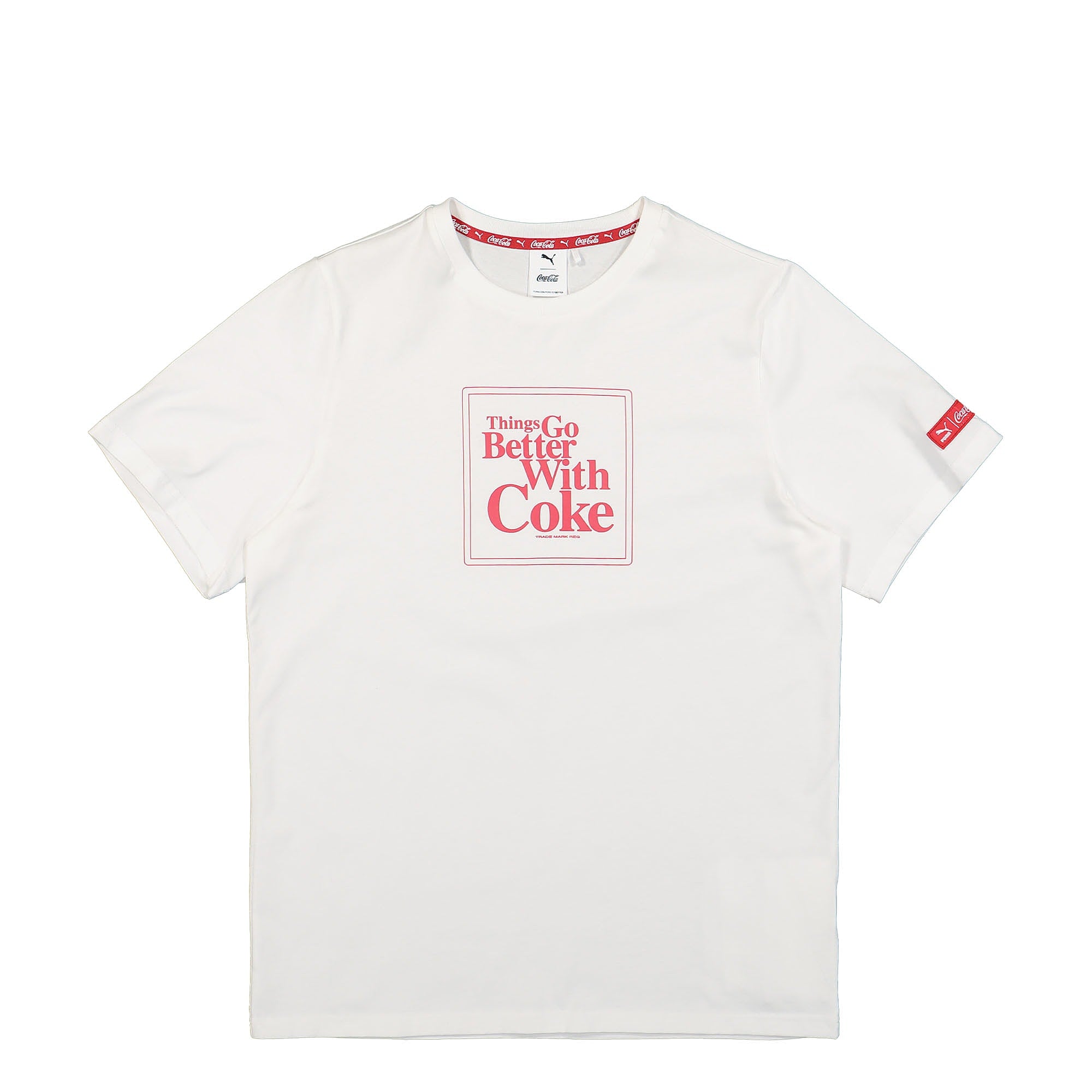 Puma Coca Cola x Puma Graphic Tee Puma White T-Shirts 536158 02 | Overkill