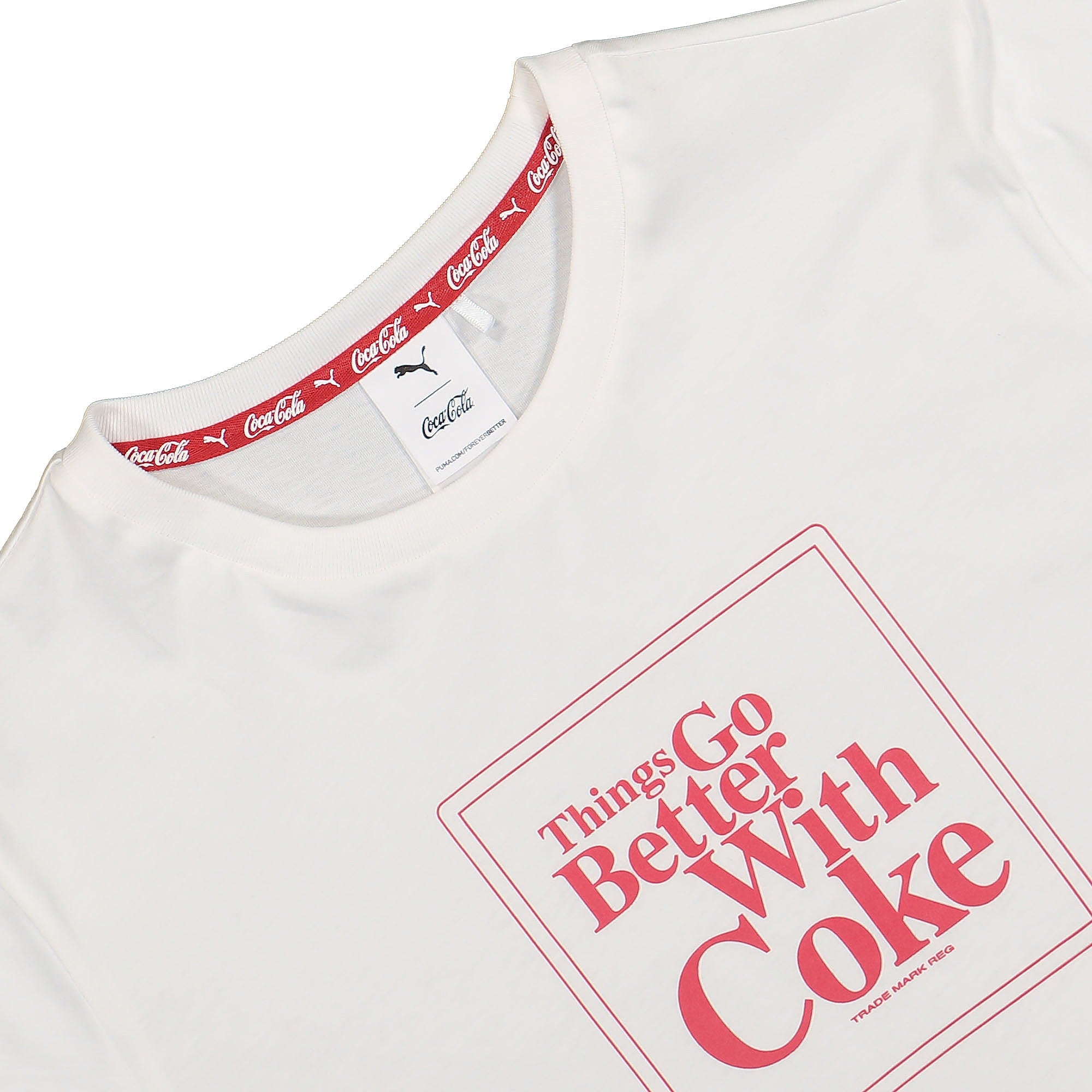 Puma Coca Cola x Puma Graphic Tee Puma White T-Shirts Close-up | Overkill