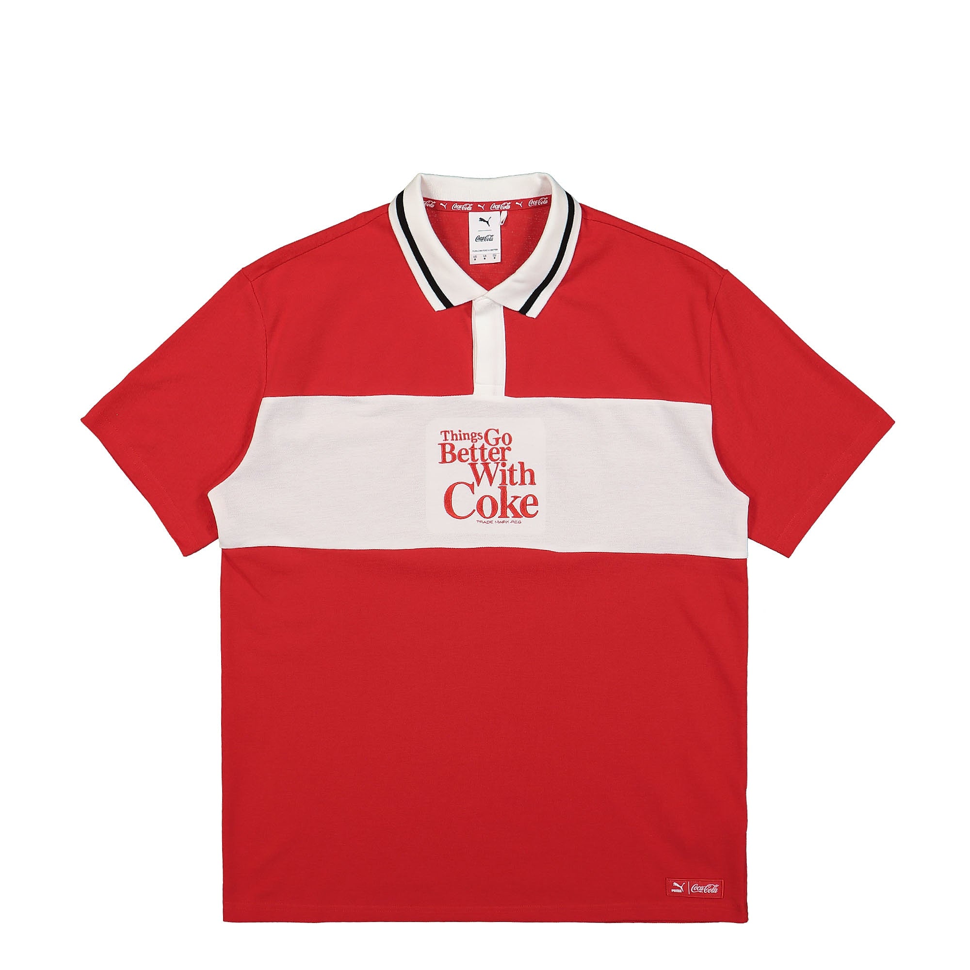 Puma Coca Cola x Puma Polo Racing Red Polo Shirts 536160 94 | Overkill