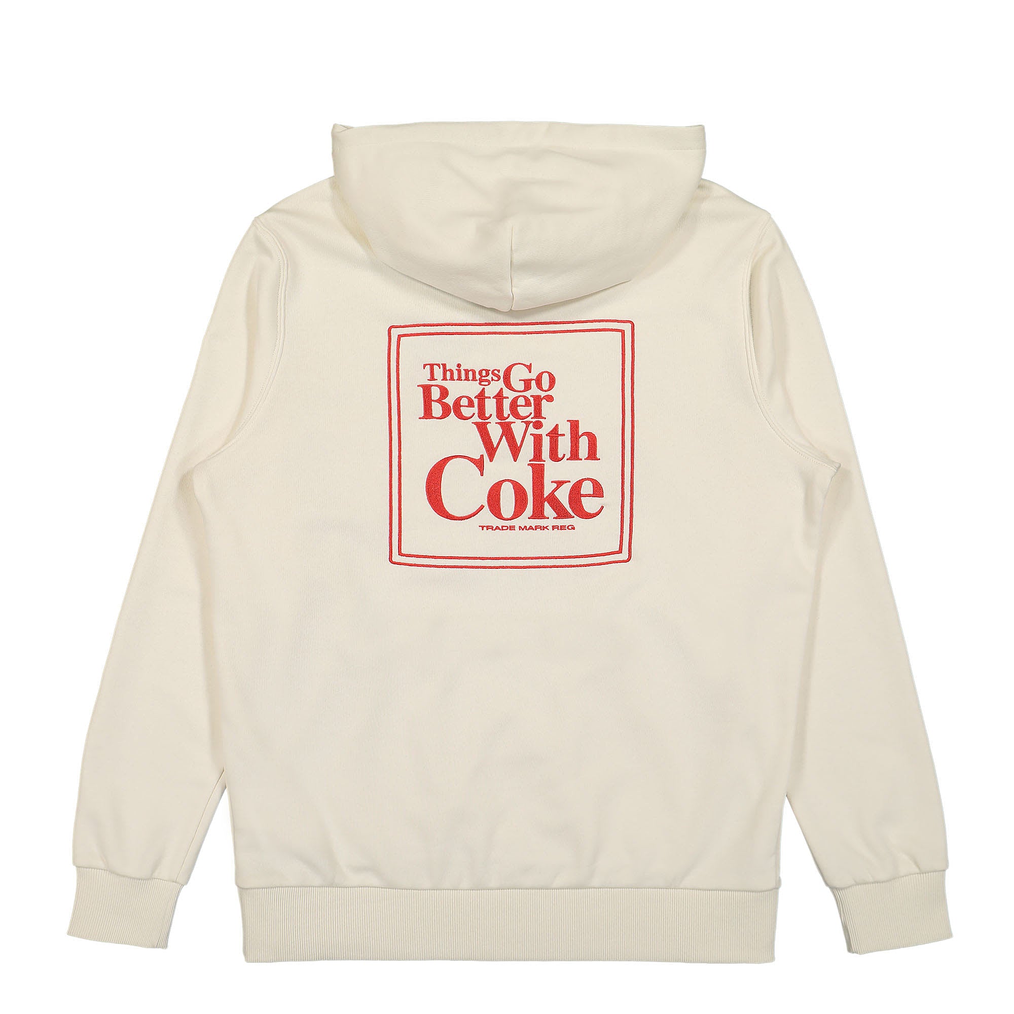 Puma Coca Cola x Puma Hoodie Ivory Glow Hoodies Close-up | Overkill