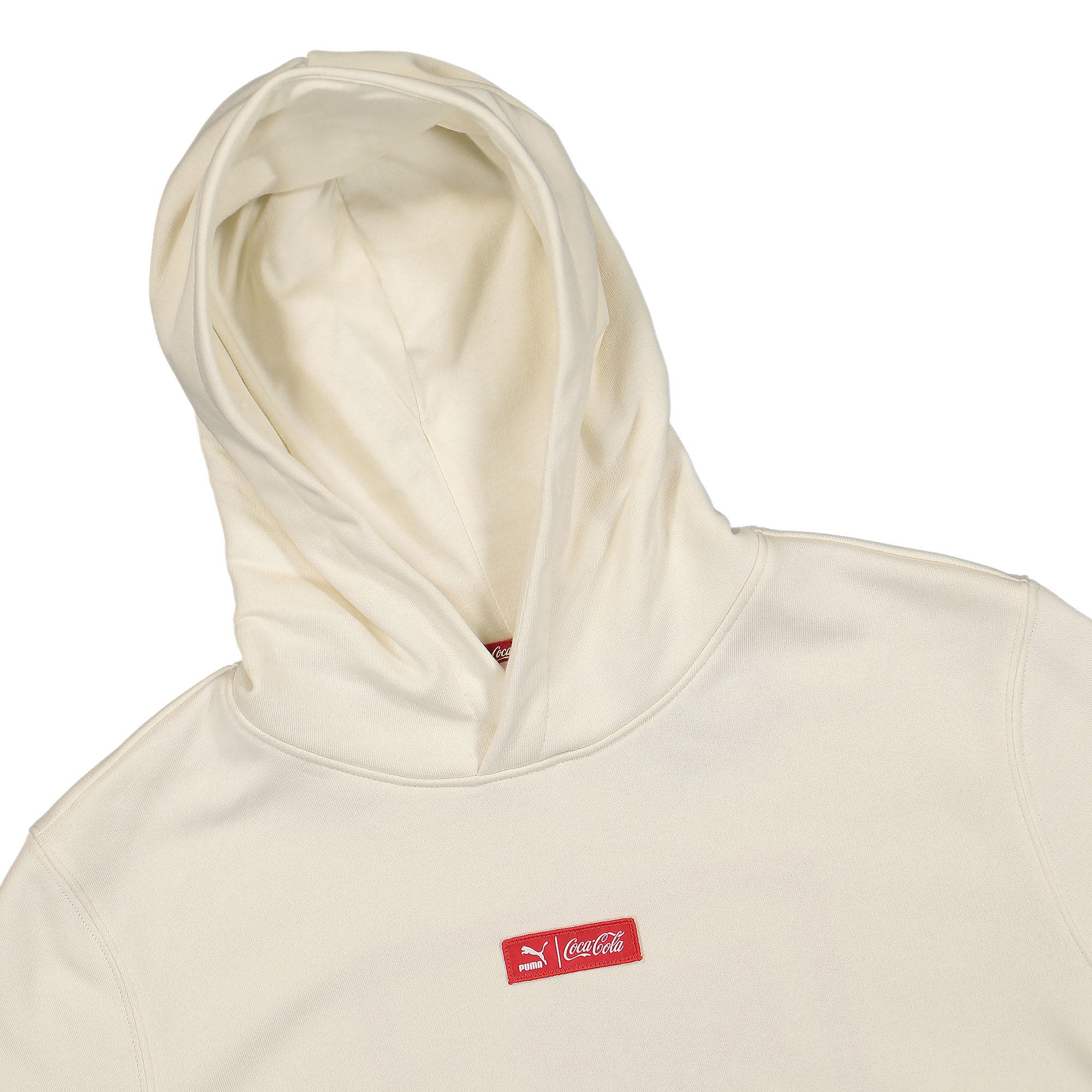 Puma Coca Cola x Puma Hoodie Ivory Glow Hoodies Material | Overkill