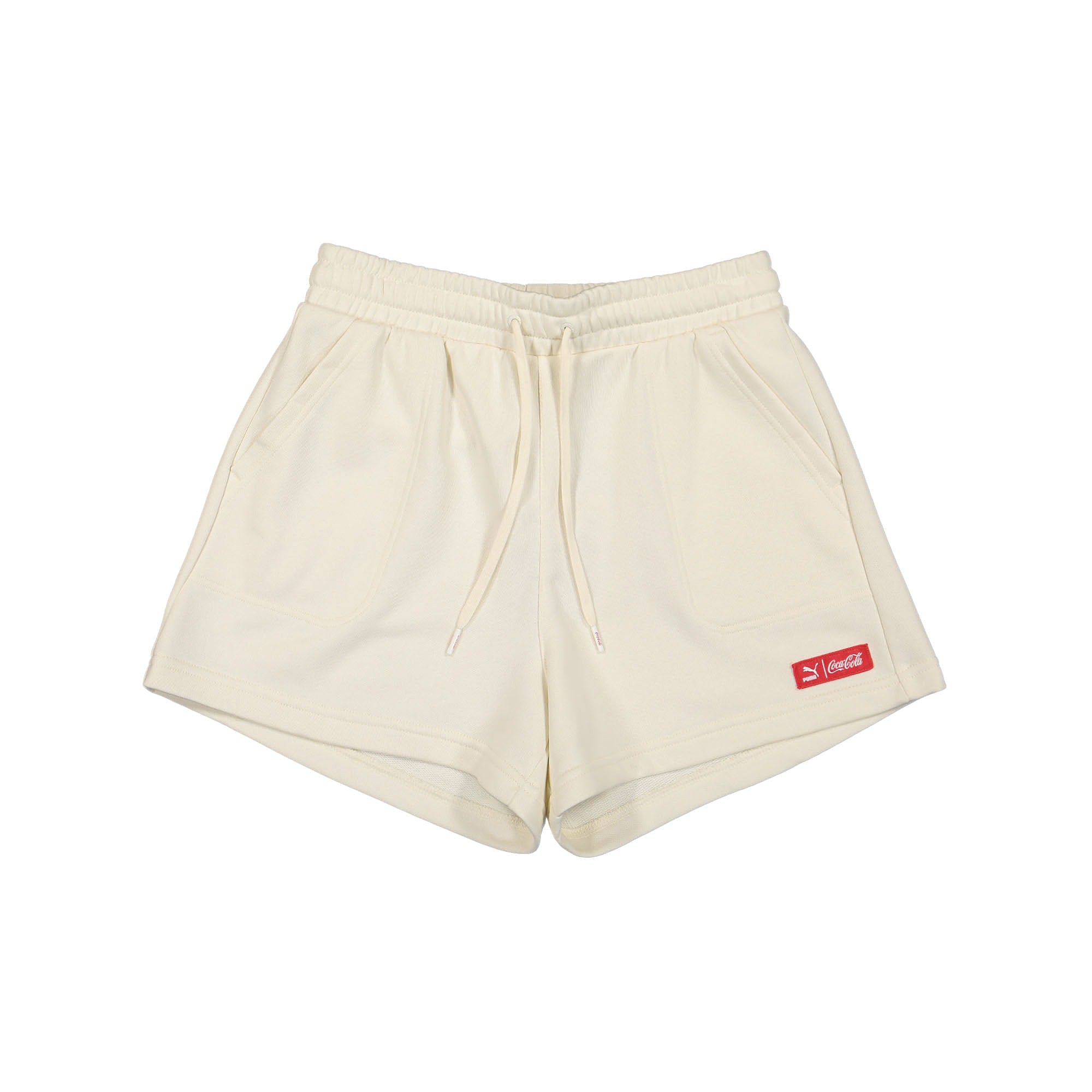 Puma Coca Cola x Puma Wmns High Waist Shorts Ivory Glow Shorts 536167 97 | Overkill
