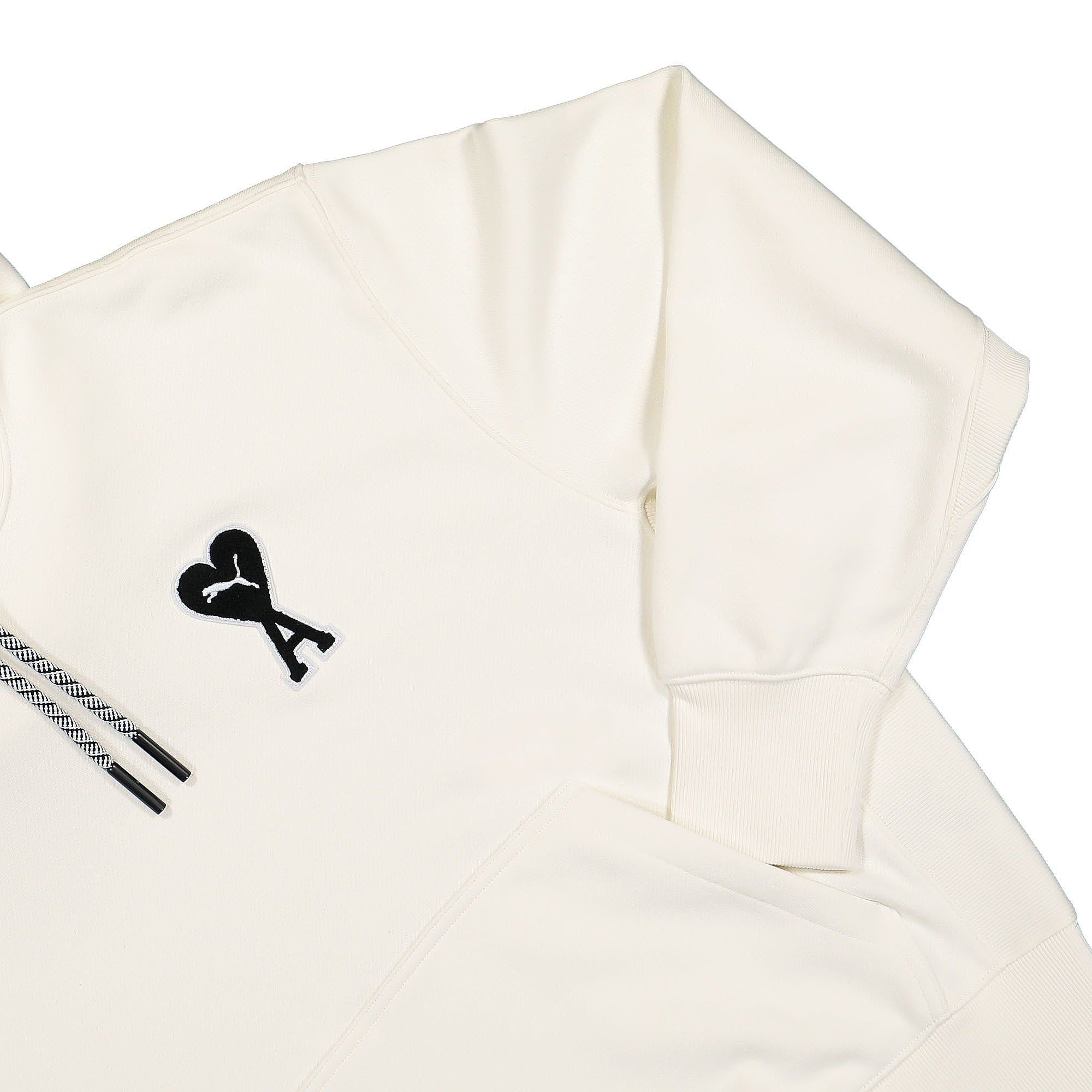 Puma AMI x Puma Hoodie Marshmallow Hoodies Close-up | Overkill