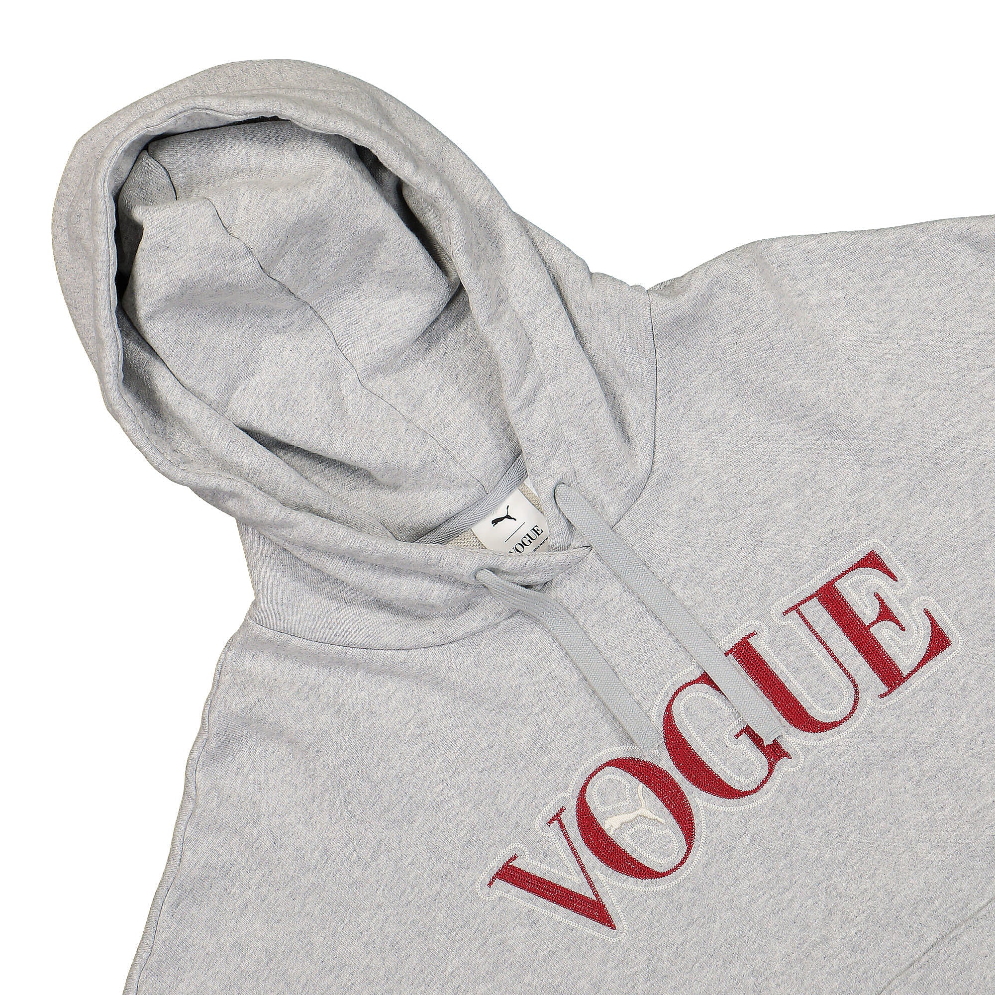 Puma Vogue x Puma Hoodie Light Gray Heather Hoodies Close-up | Overkill
