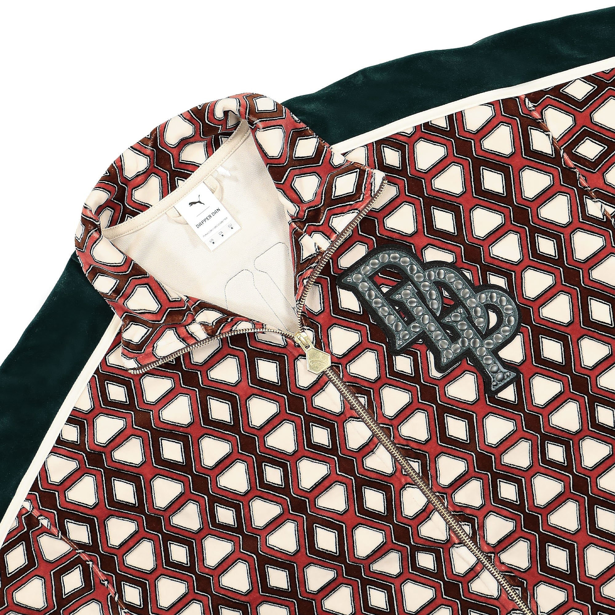 Puma Dapper Dan x Puma T7 Jacket Birch - AOP Track Jackets Material | Overkill