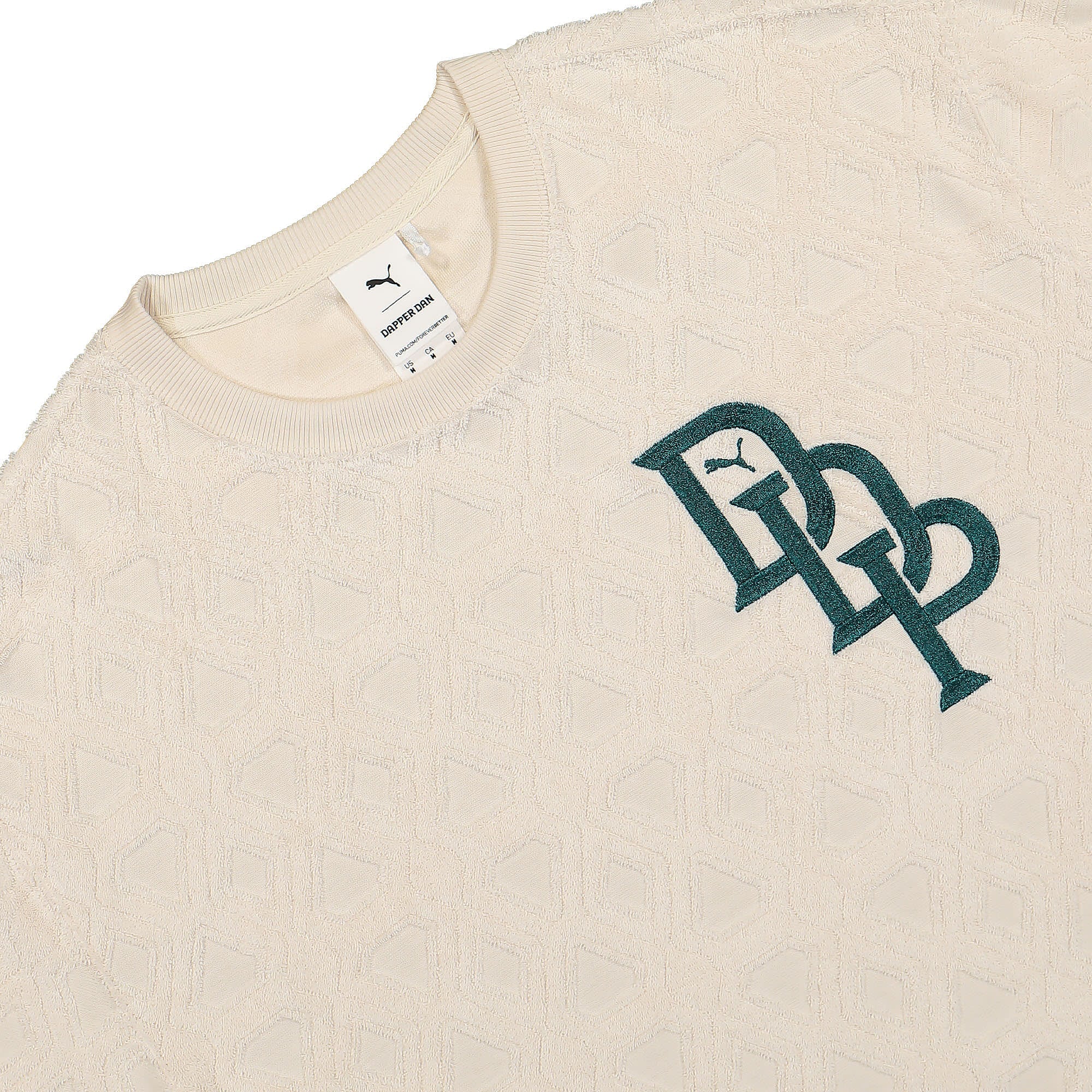 Puma Dapper Dan x Puma Jacquard Tee Birch - AOP T-Shirts Close-up | Overkill